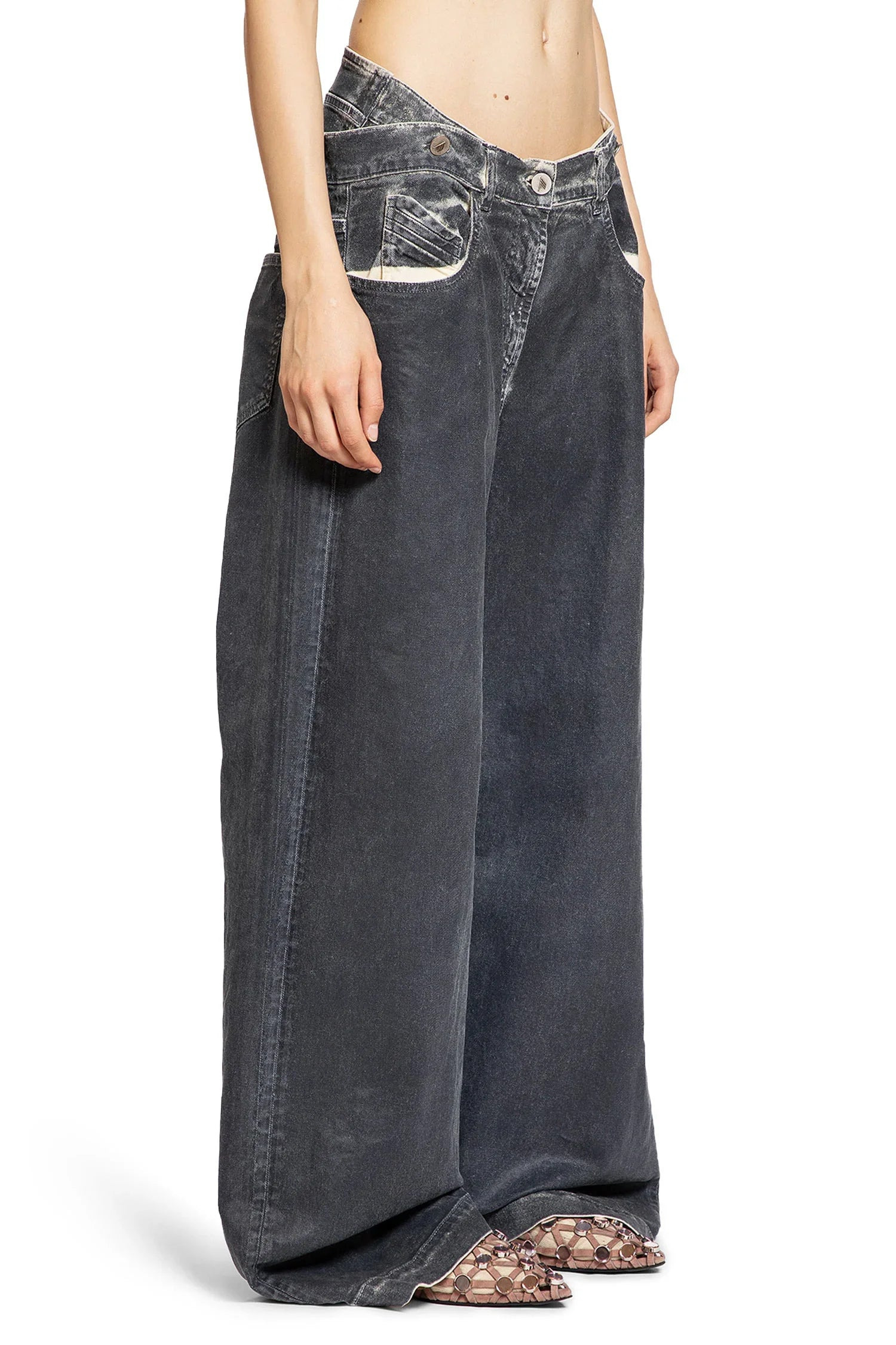 Long-Pants-In-Matte-Coated-Canvas - 2