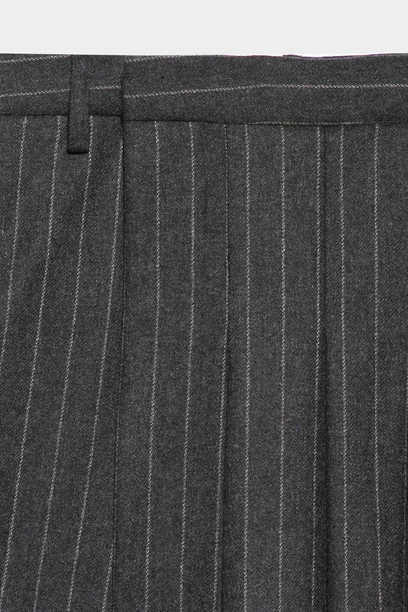 KILTED TROUSER - GREY PINSTRIPE 7