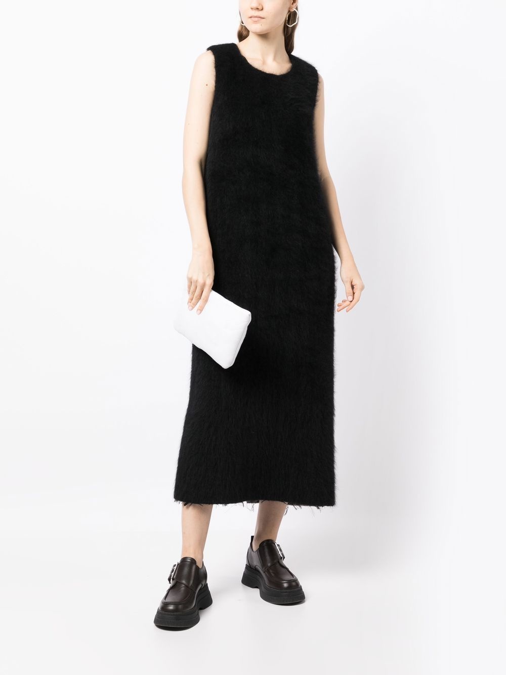 panelled wool midi dress - 2