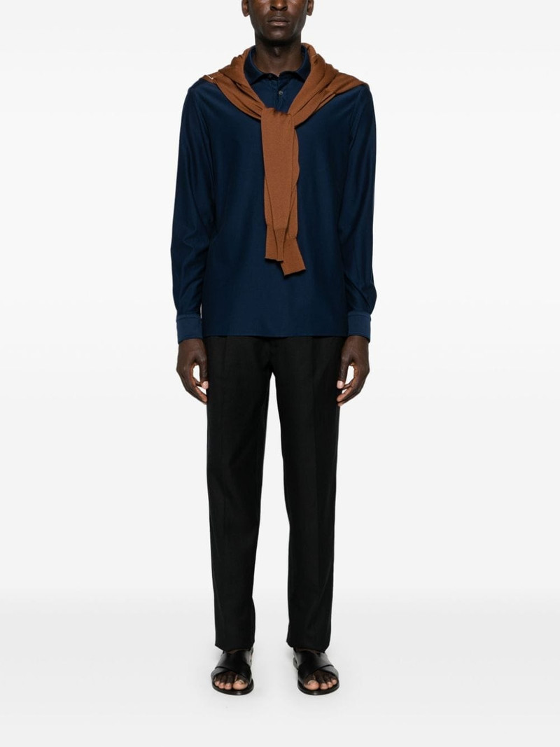 ZEGNA pleated tailored trousers outlook