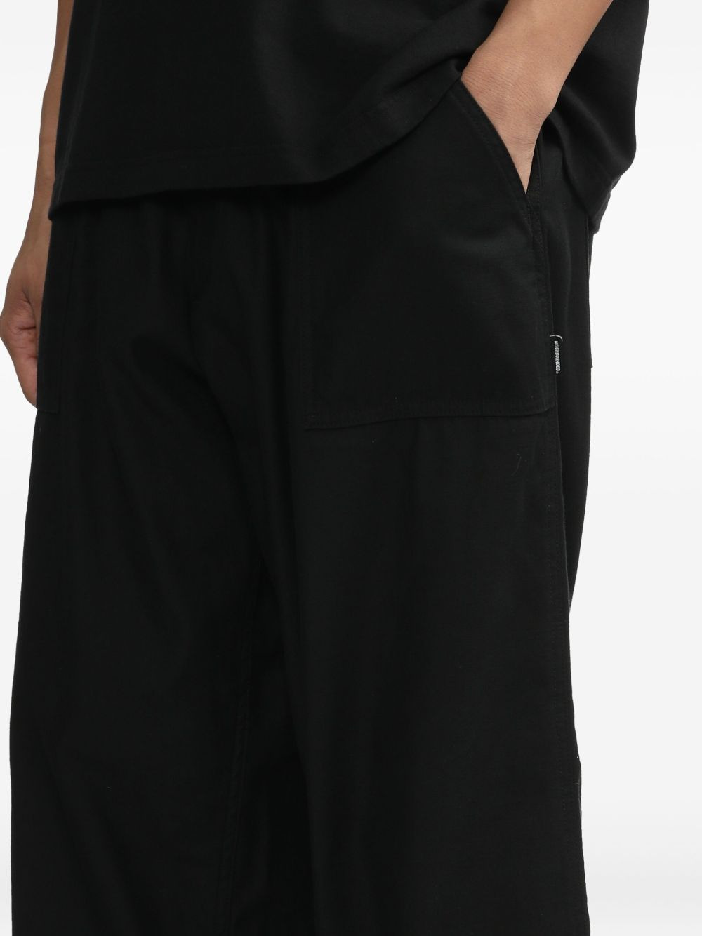 pleated side-pocket trousers - 3
