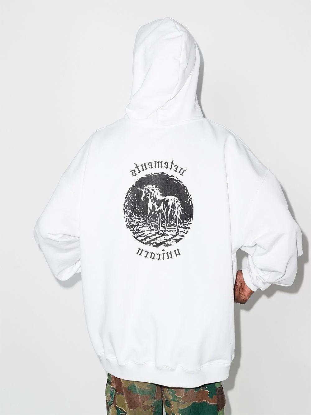 Double Unicorn drawstring hoodie - 3