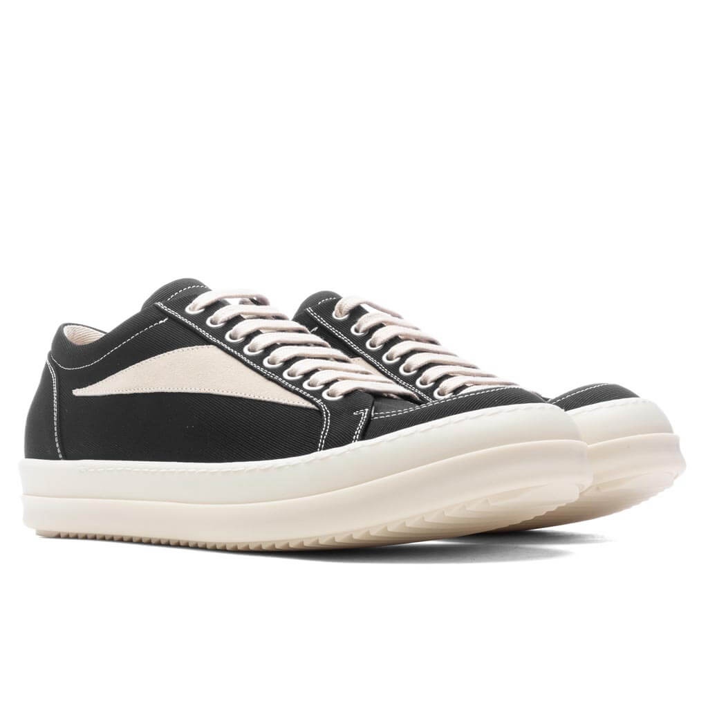 Rick Owens DRKSHDW VINTAGE SNEAKS - BLACK/MILK/MILK