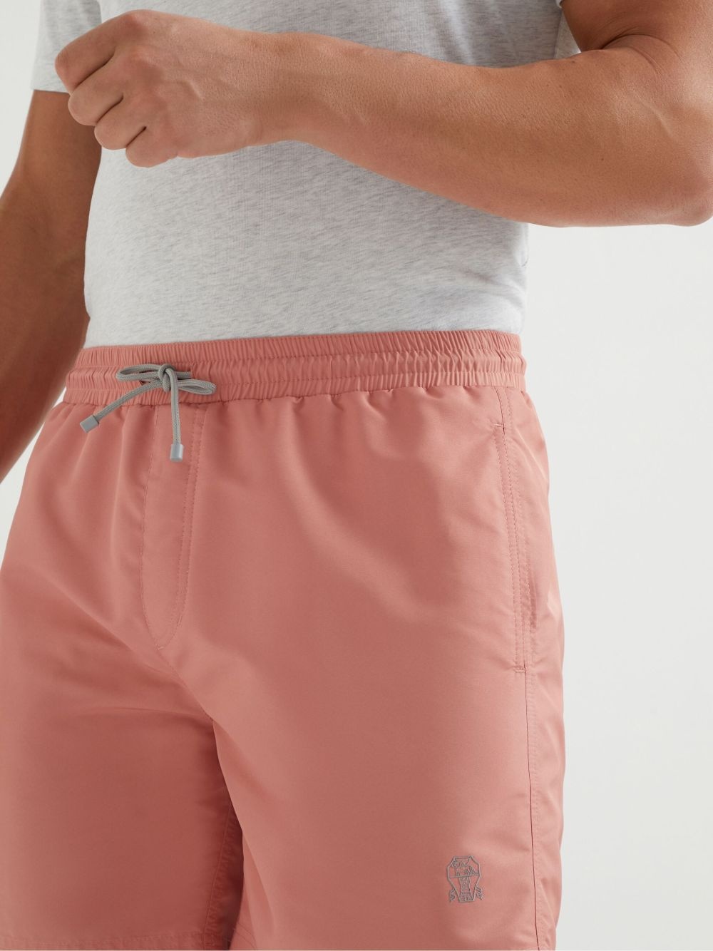 drawstring swim shorts - 5
