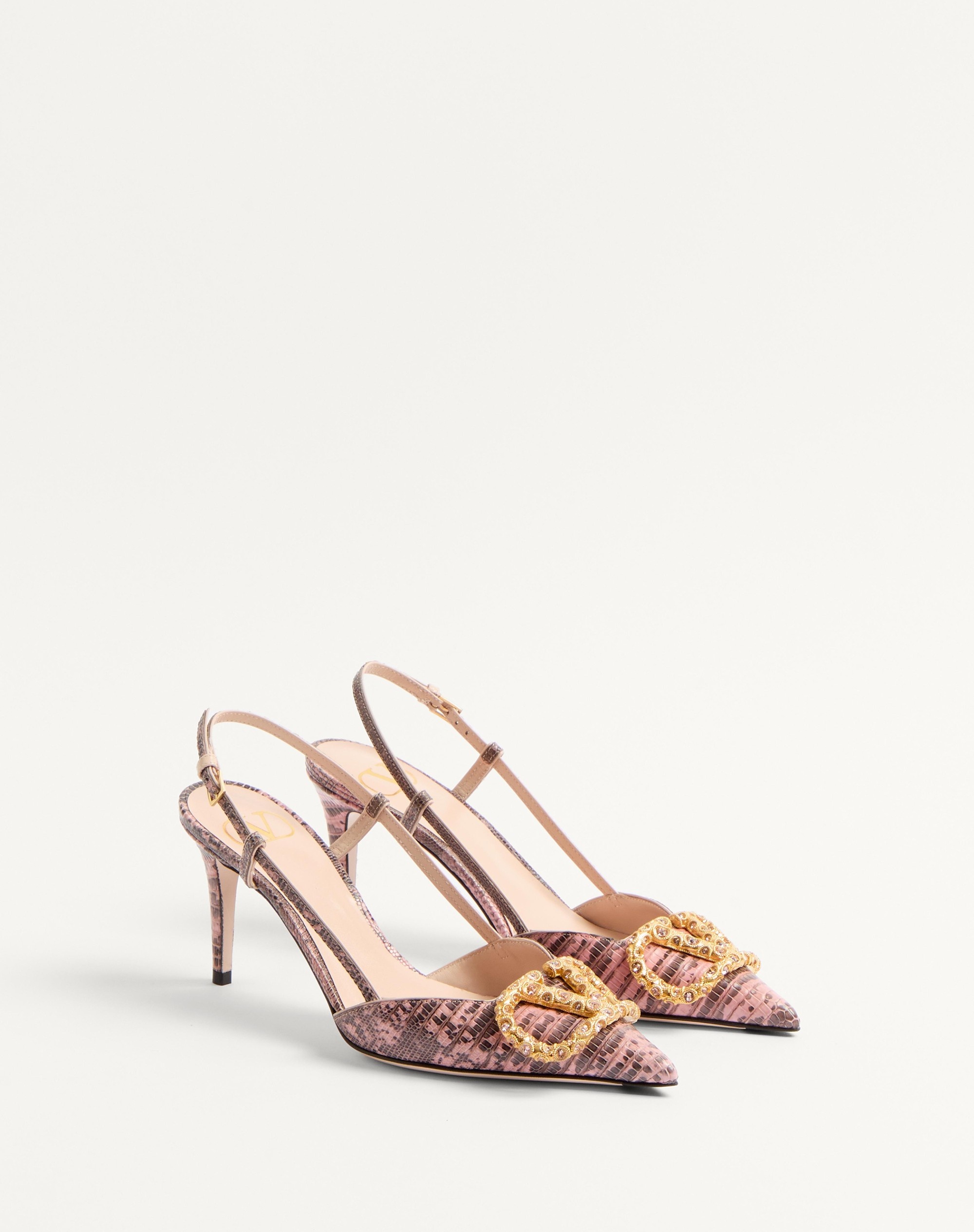 VLOGO SIGNATURE SLINGBACK PUMP IN TEJUS 80MM - 3