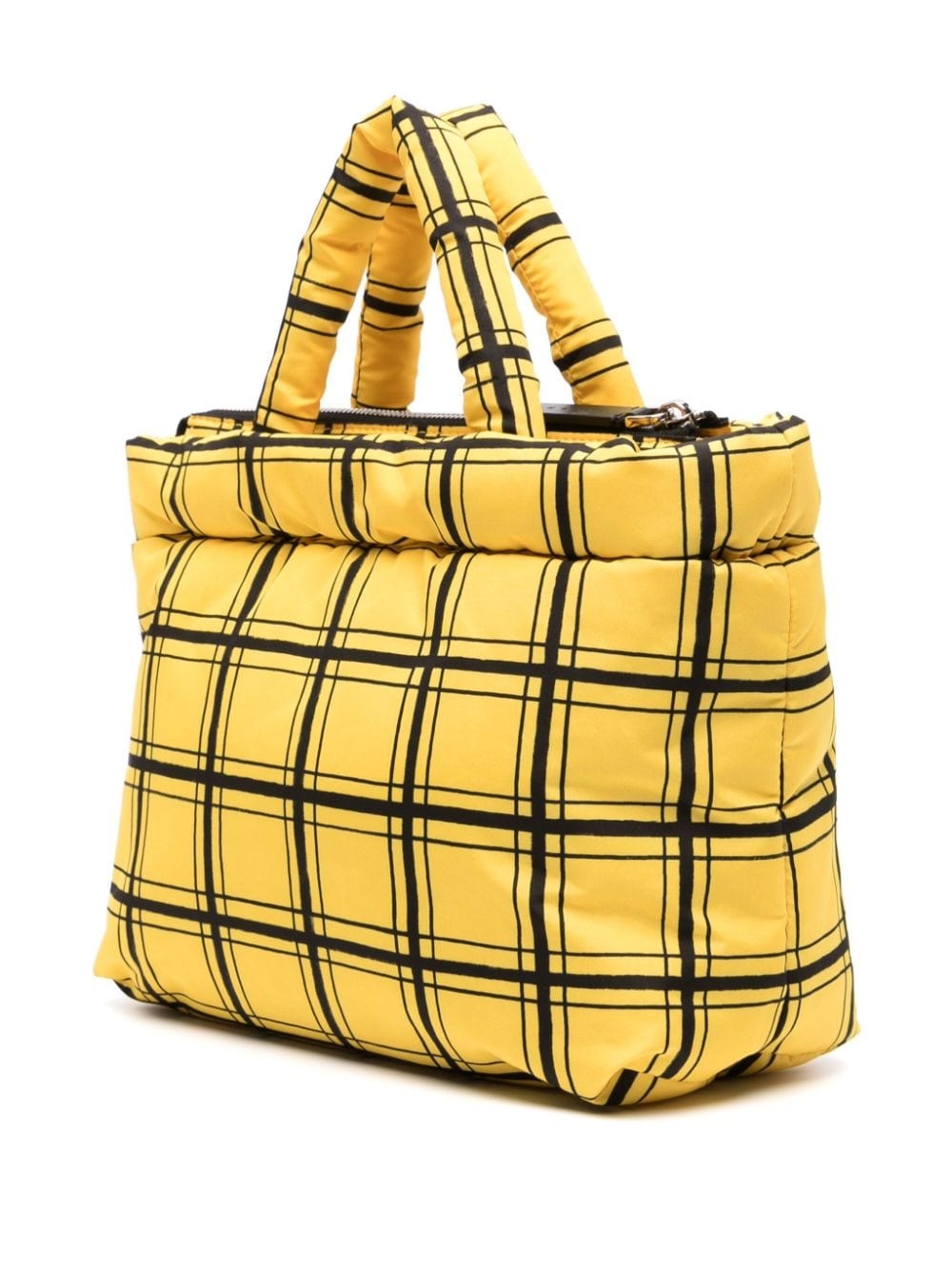 【MARNI】Check Pattern Padded Tote Bag Marni CHECK PADDED NYLON TOTE BAG | tizianafausti | REVERSIBLE