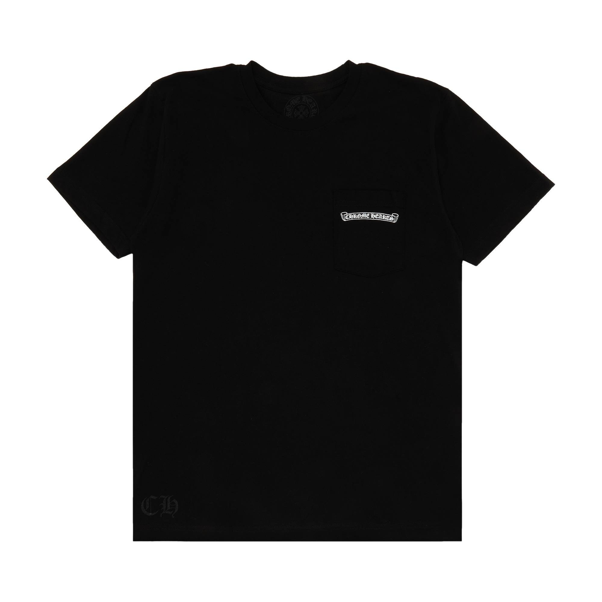 Chrome Hearts Chrome Hearts Fuck You Vertical Logo T-Shirt 'Black' |  REVERSIBLE