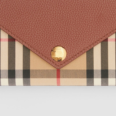 Burberry Vintage Check and Leather Continental Wallet outlook