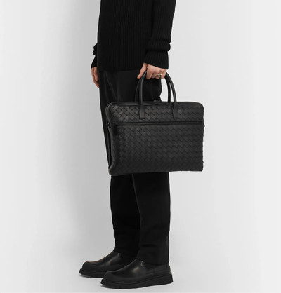 Bottega Veneta Intrecciato Leather Briefcase outlook