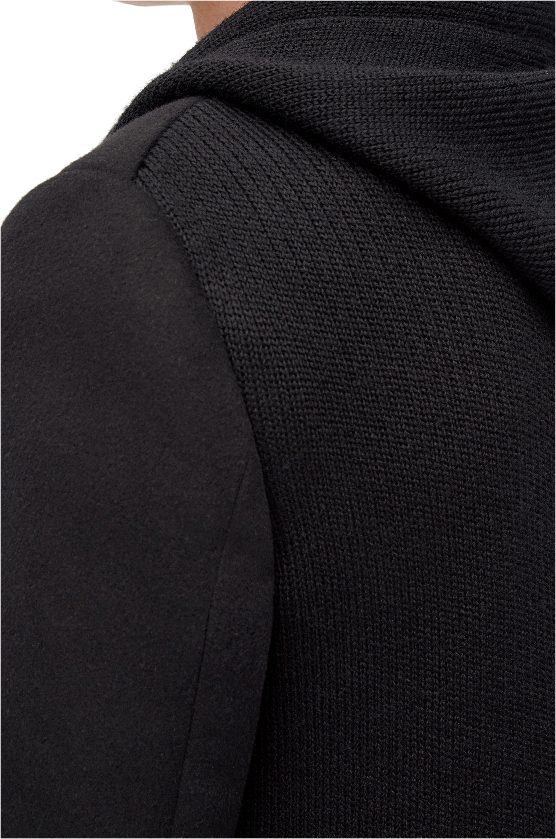 Knitted back jacket in wool, cashmere and silk - 5