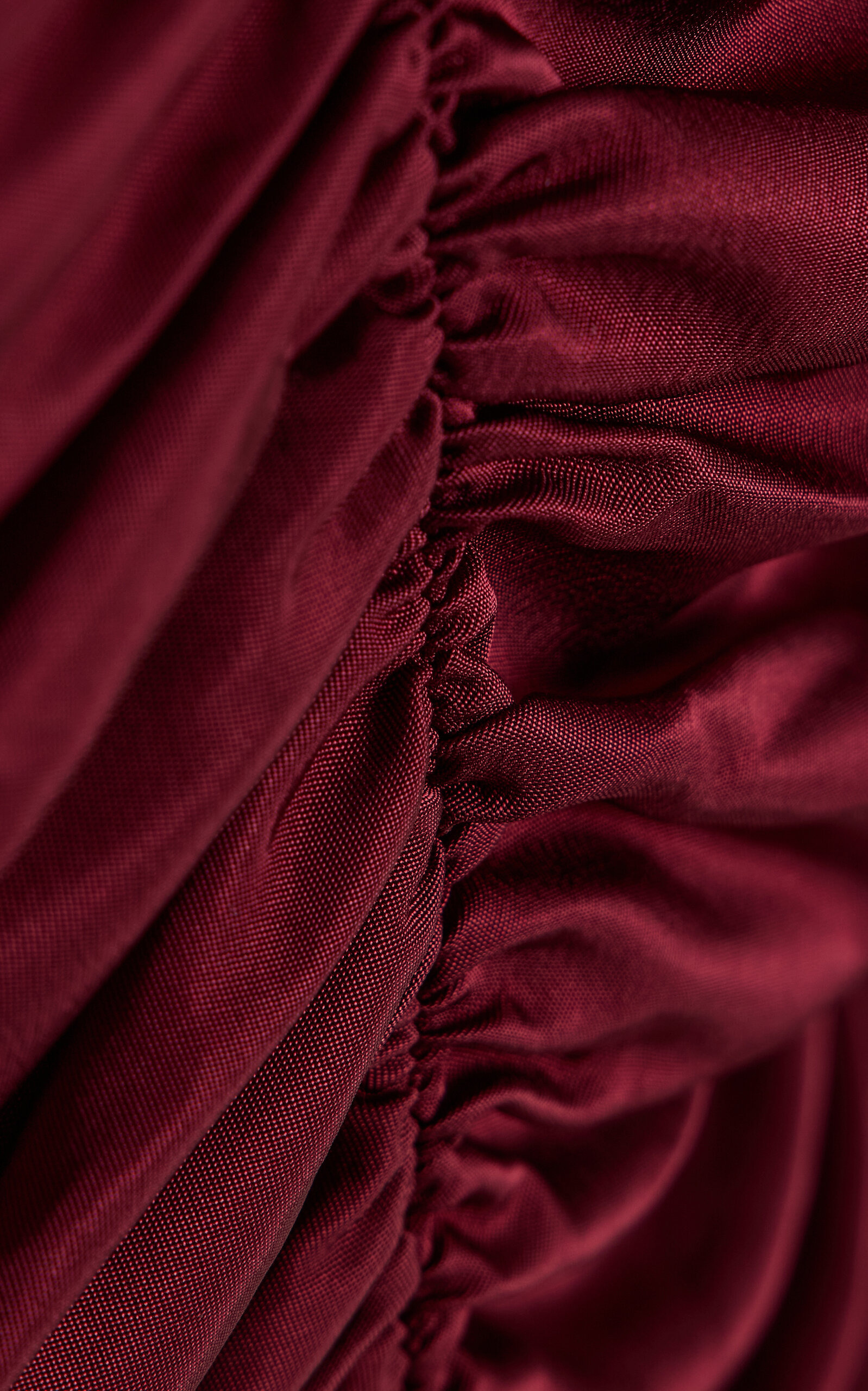 Allure Gathered Top burgundy - 5