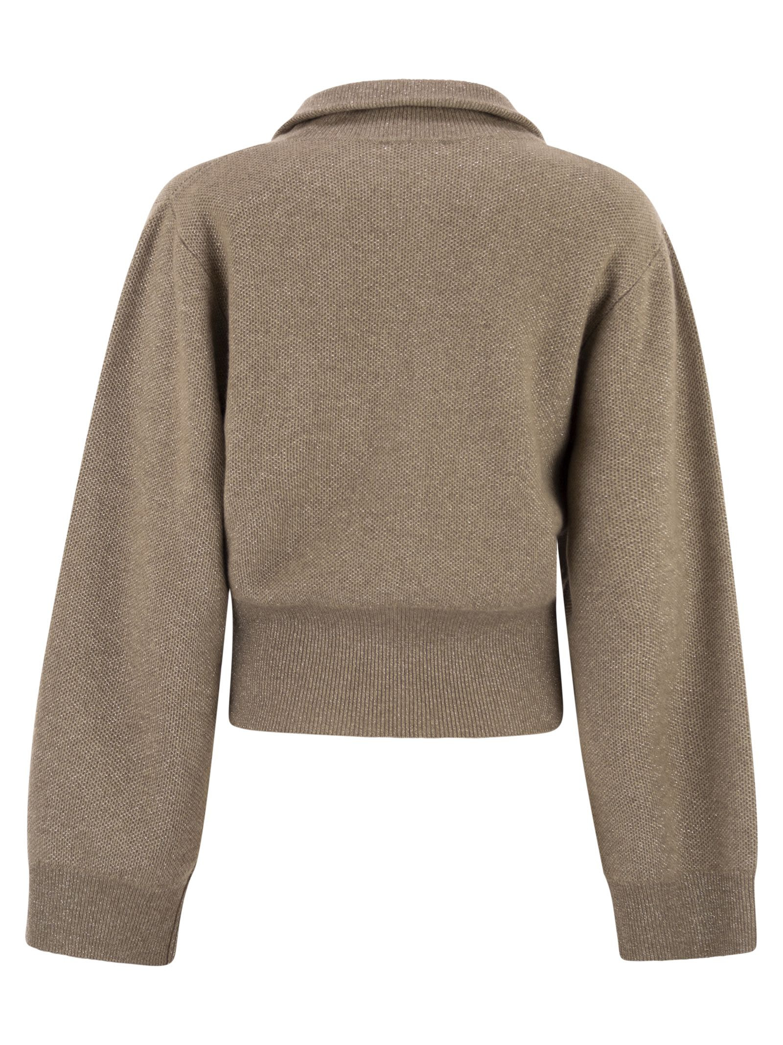 Brunello Cucinelli Women Cashmere Sweatshirt-Style Cardigan - 2