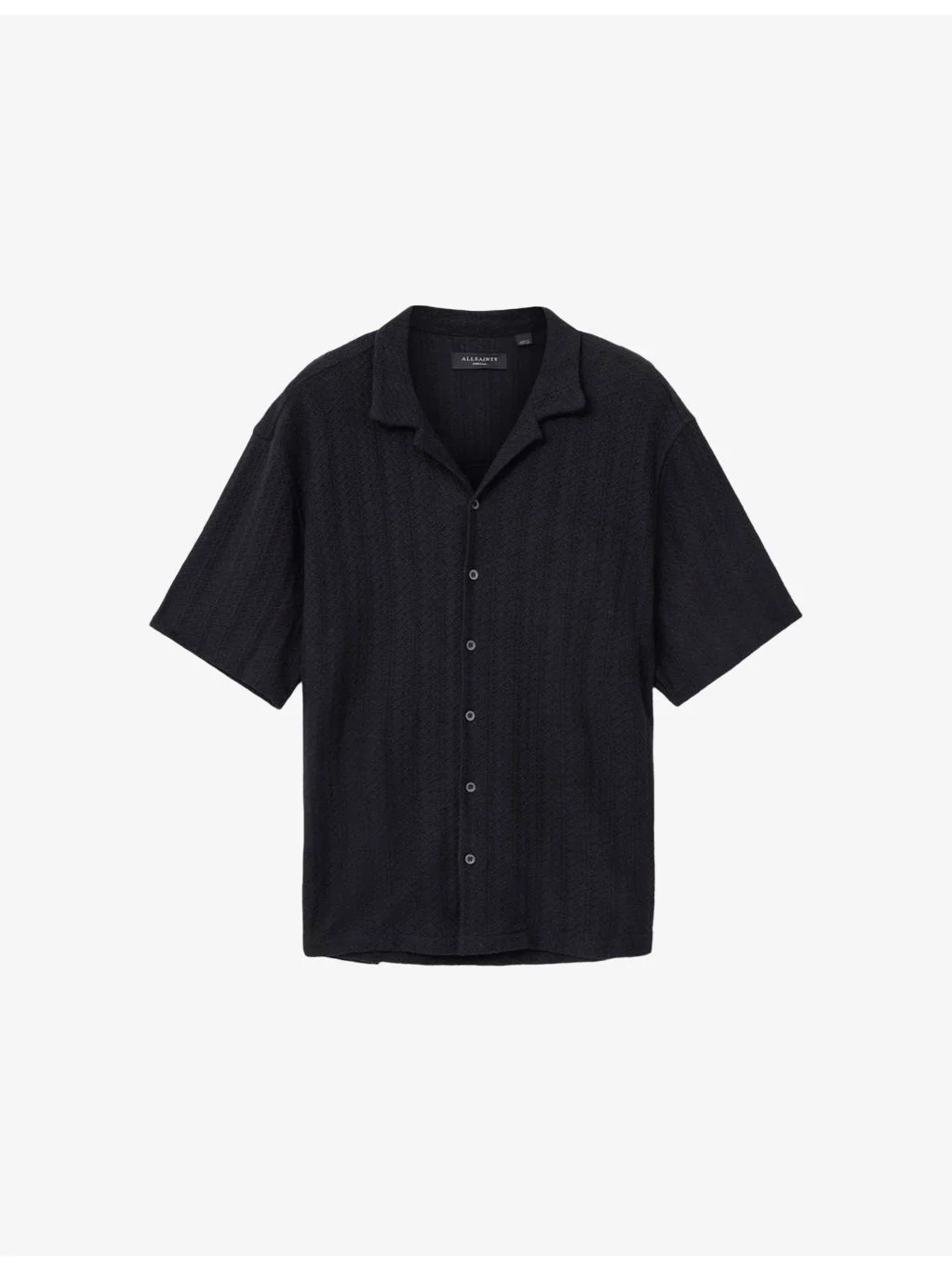 Trace Hawaiian-Collar Cotton Shirt - 1