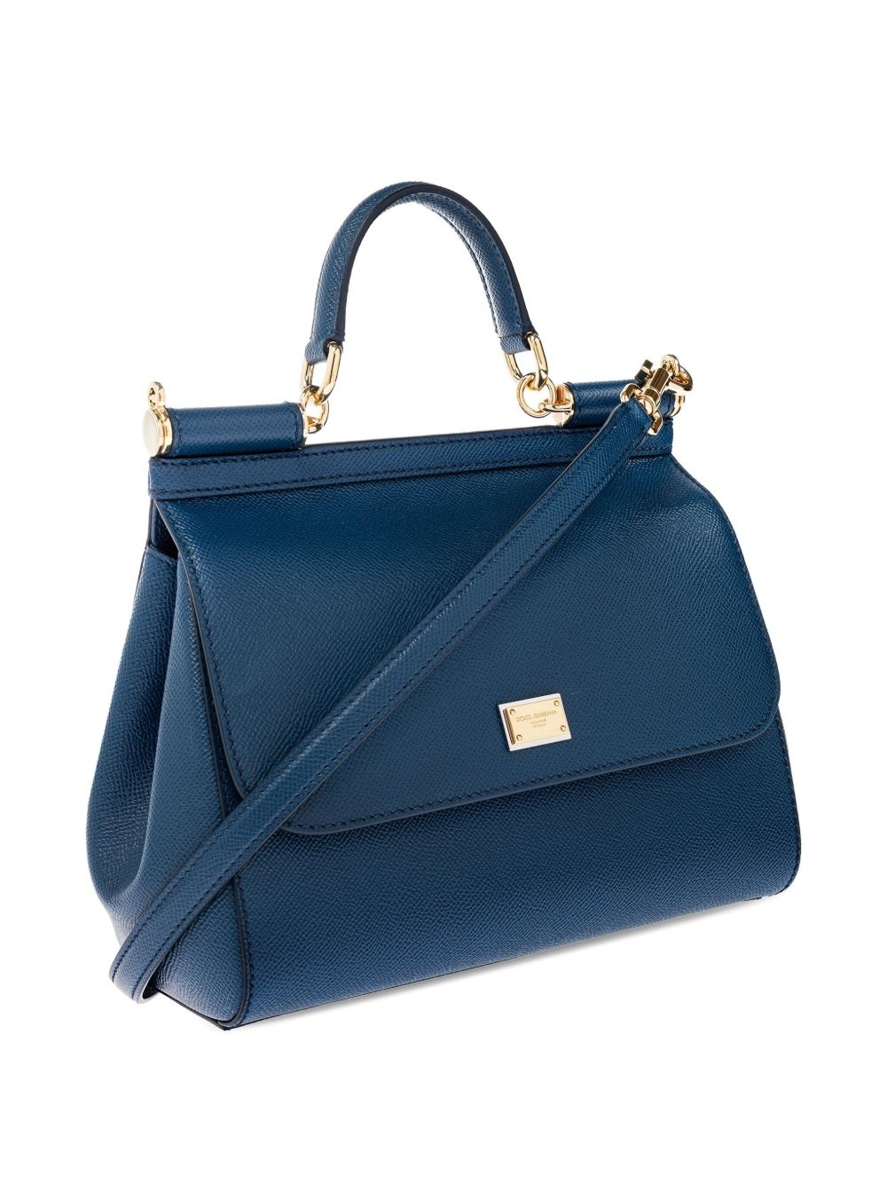 medium Sicily leather tote bag - 4