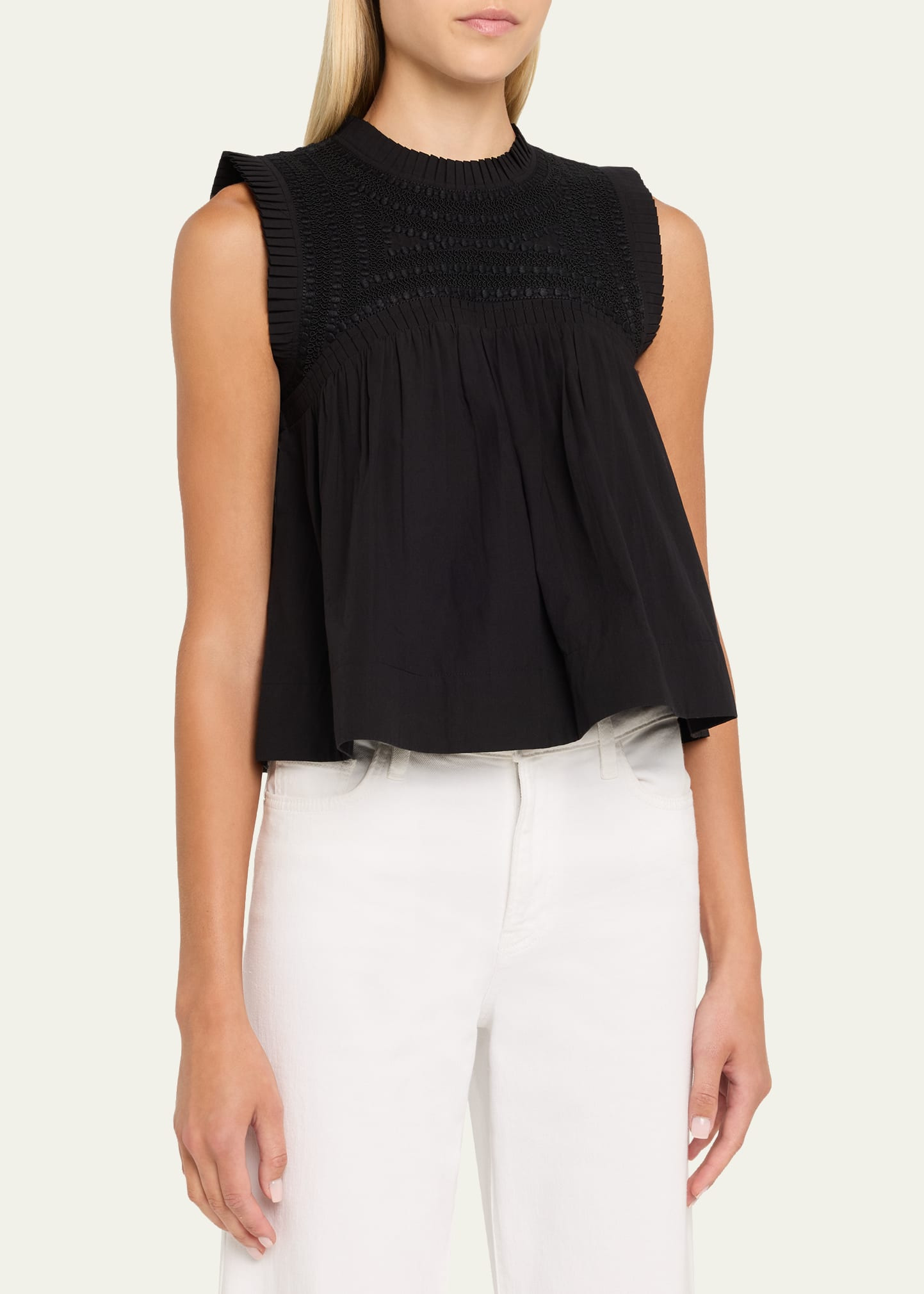 Larissa Embroidered Tank Top - 4