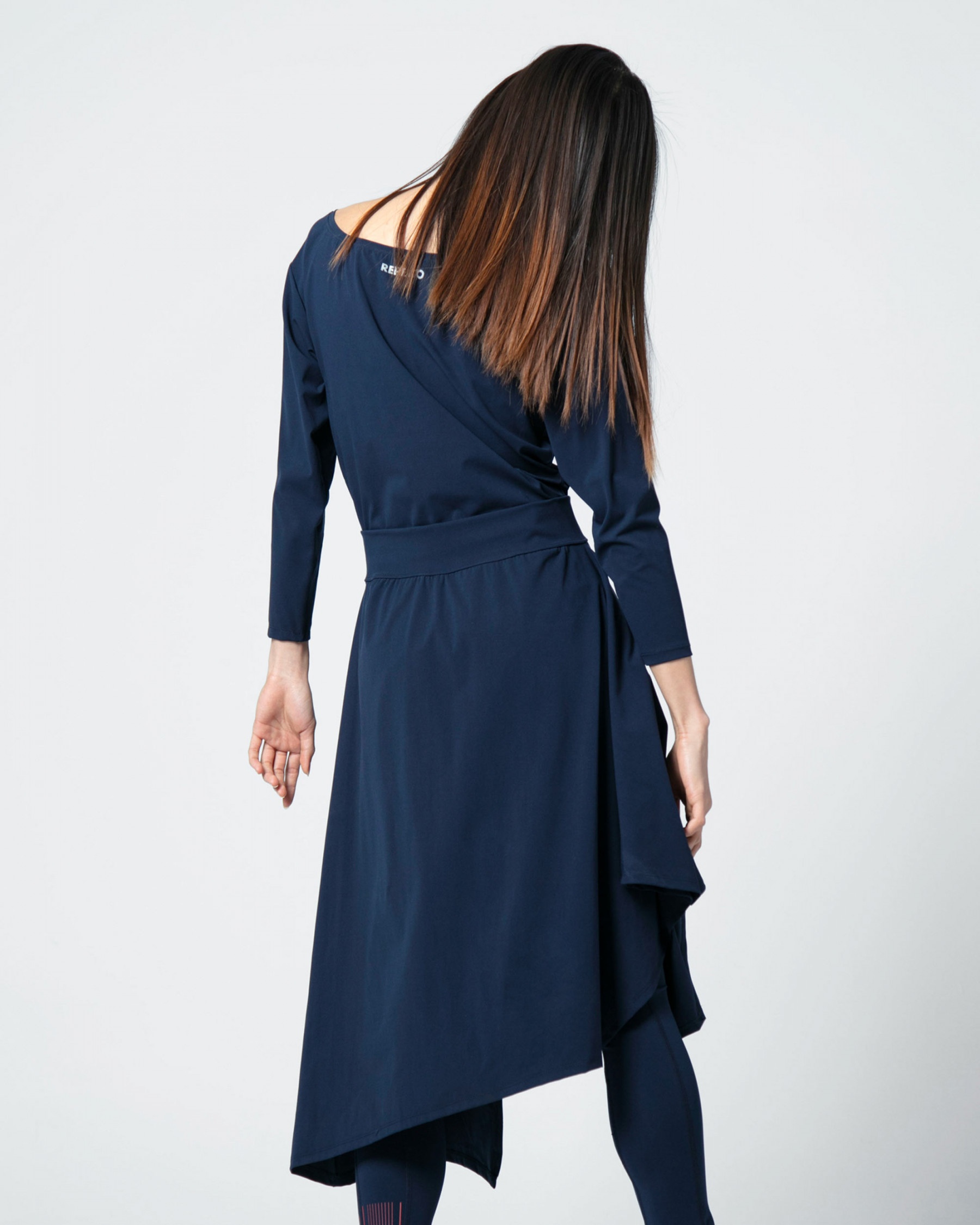 Asymmetric high-stretch dress - 4