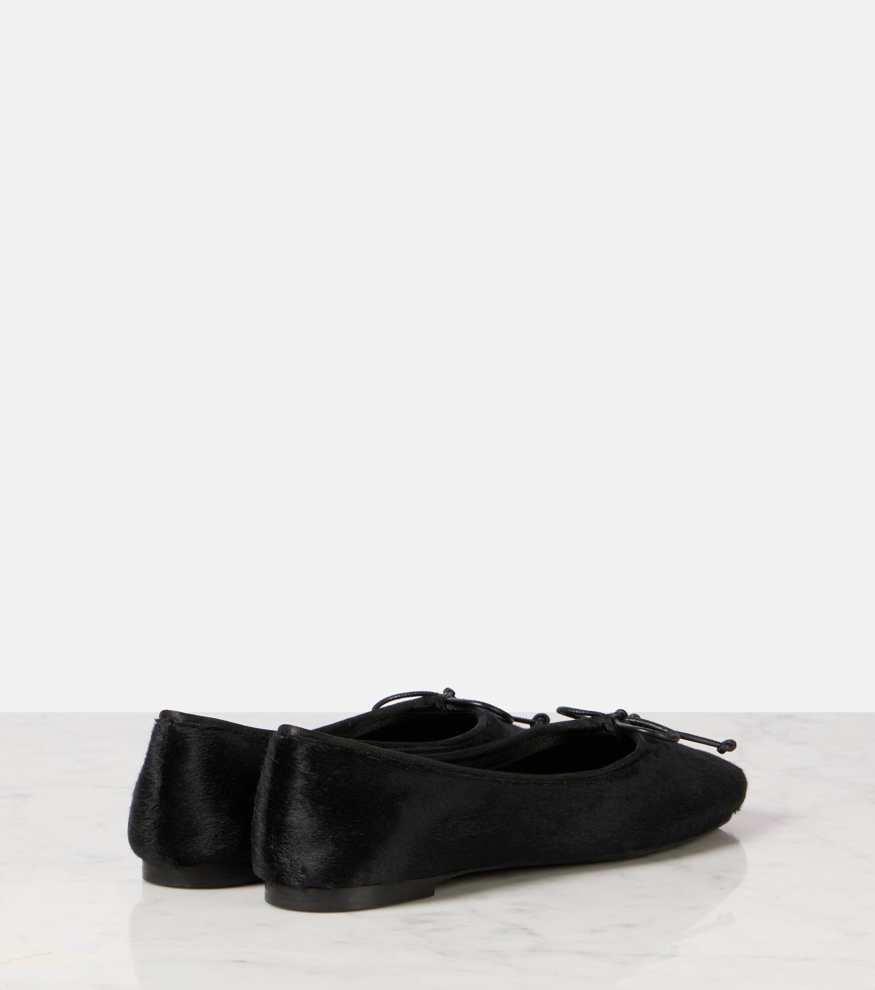 Charlotte calf hair ballet flats - 2