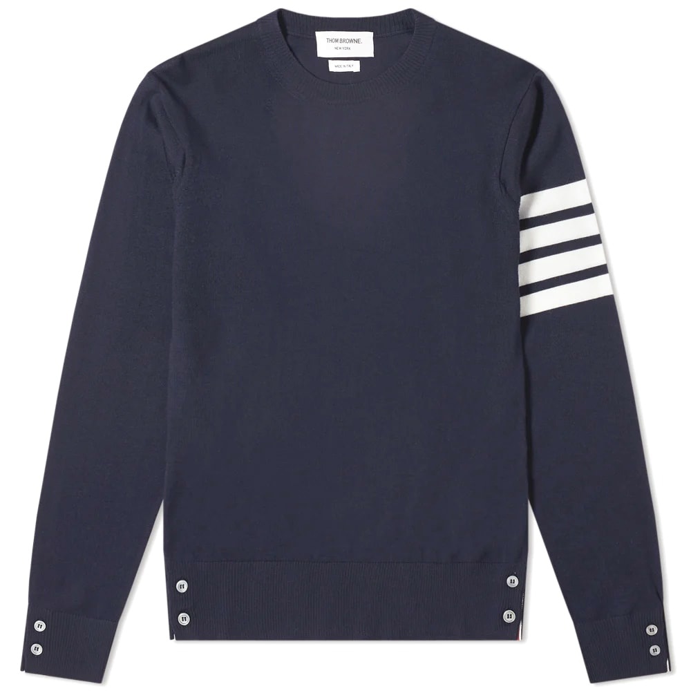 Thom Browne Classic Merino Crew Knit - 1