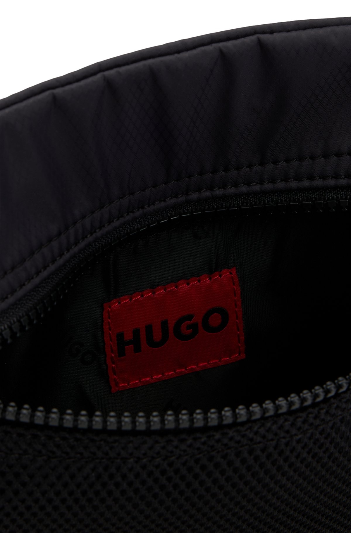 ENVELOPE BAG WITH DETACHABLE STRAP AND MESH-COVERED LOGO - 6