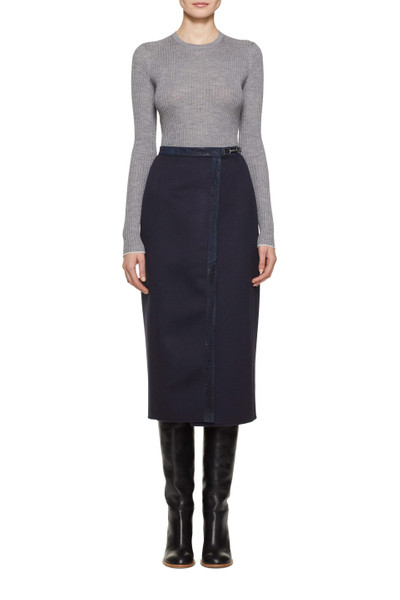 GABRIELA HEARST Browning Knit in Heather Grey Cashmere Silk outlook