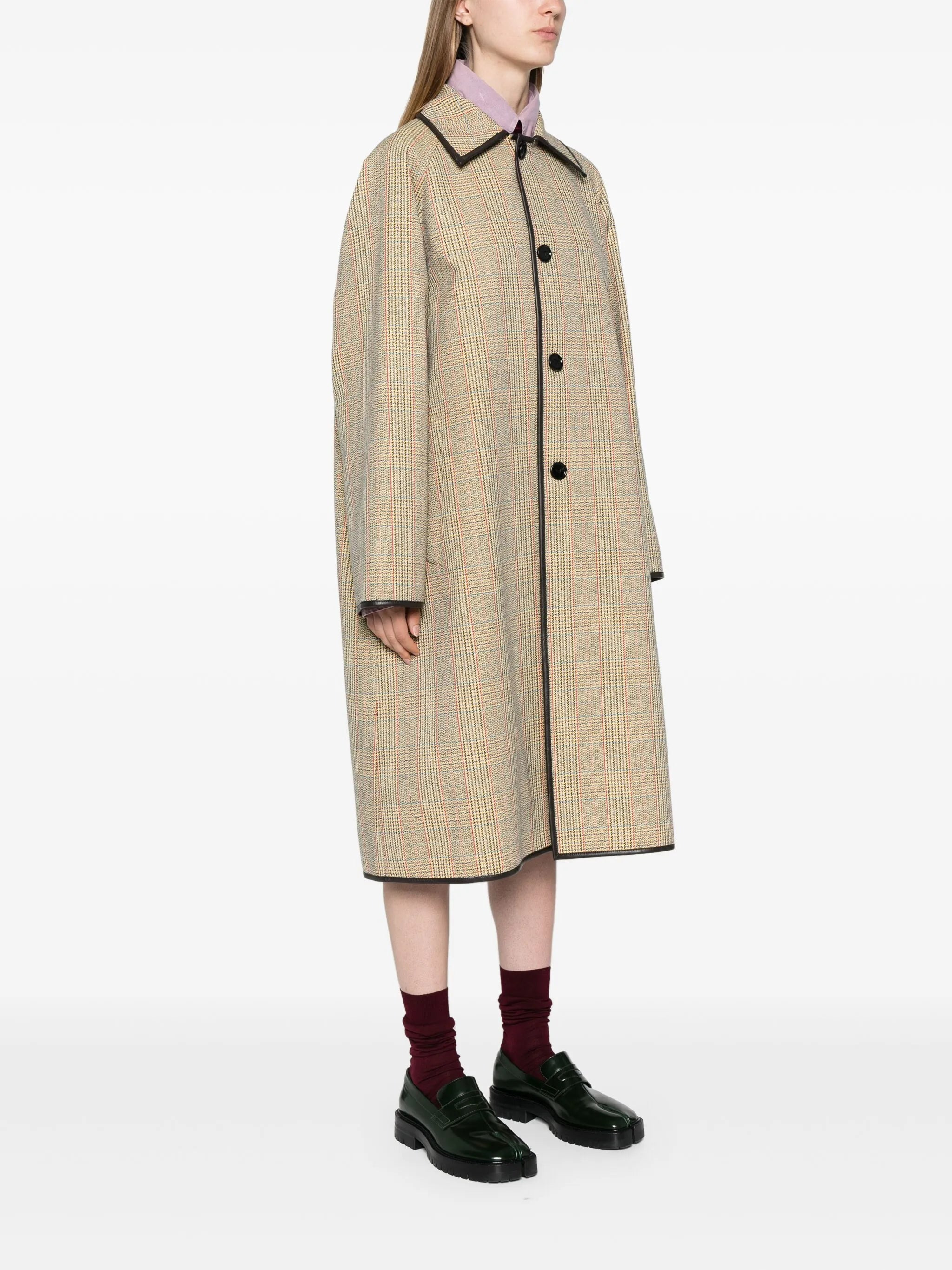 Prince of Wales check patterned coat - 3