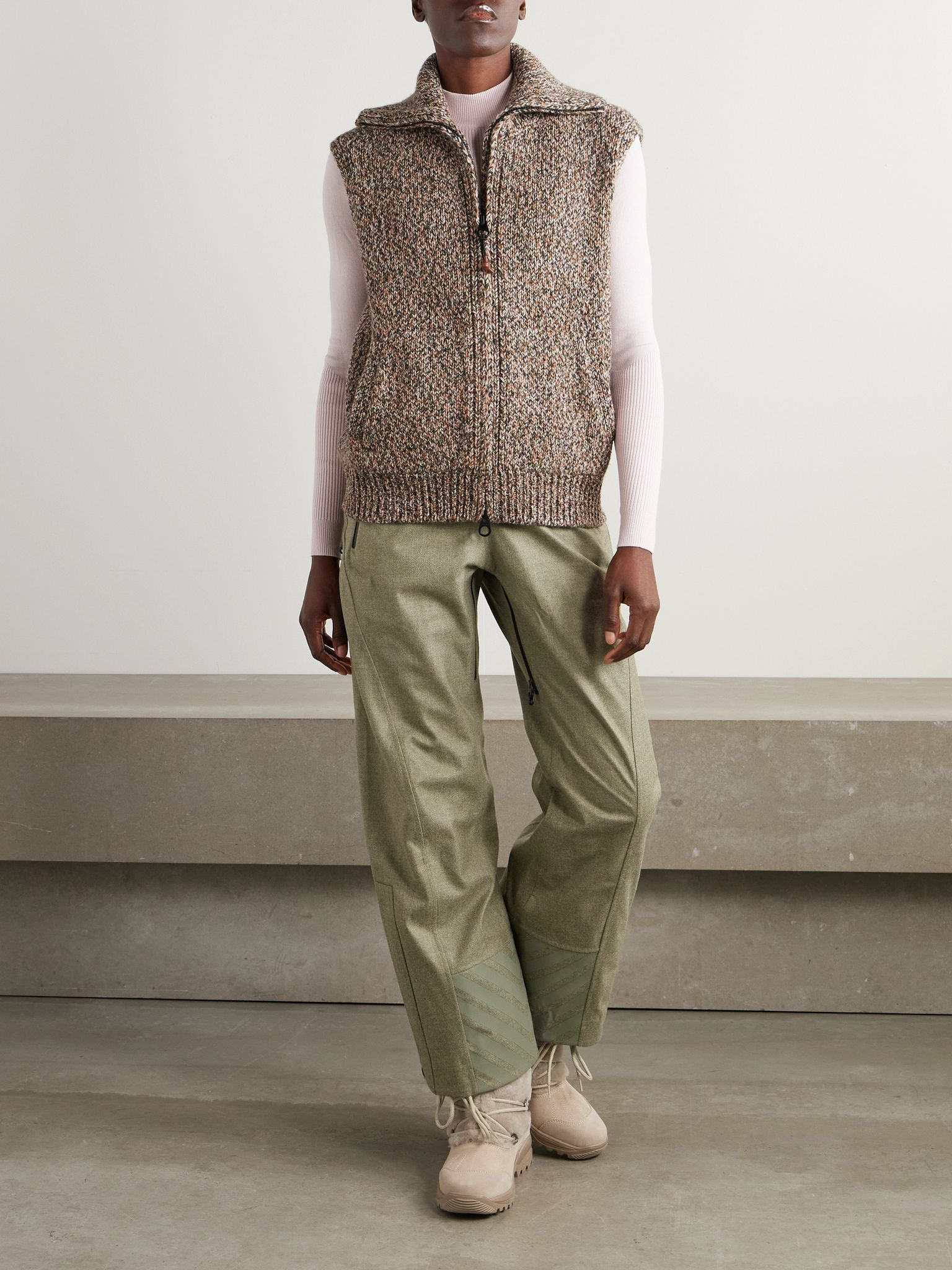 Alpe cashmere vest Brown - 2