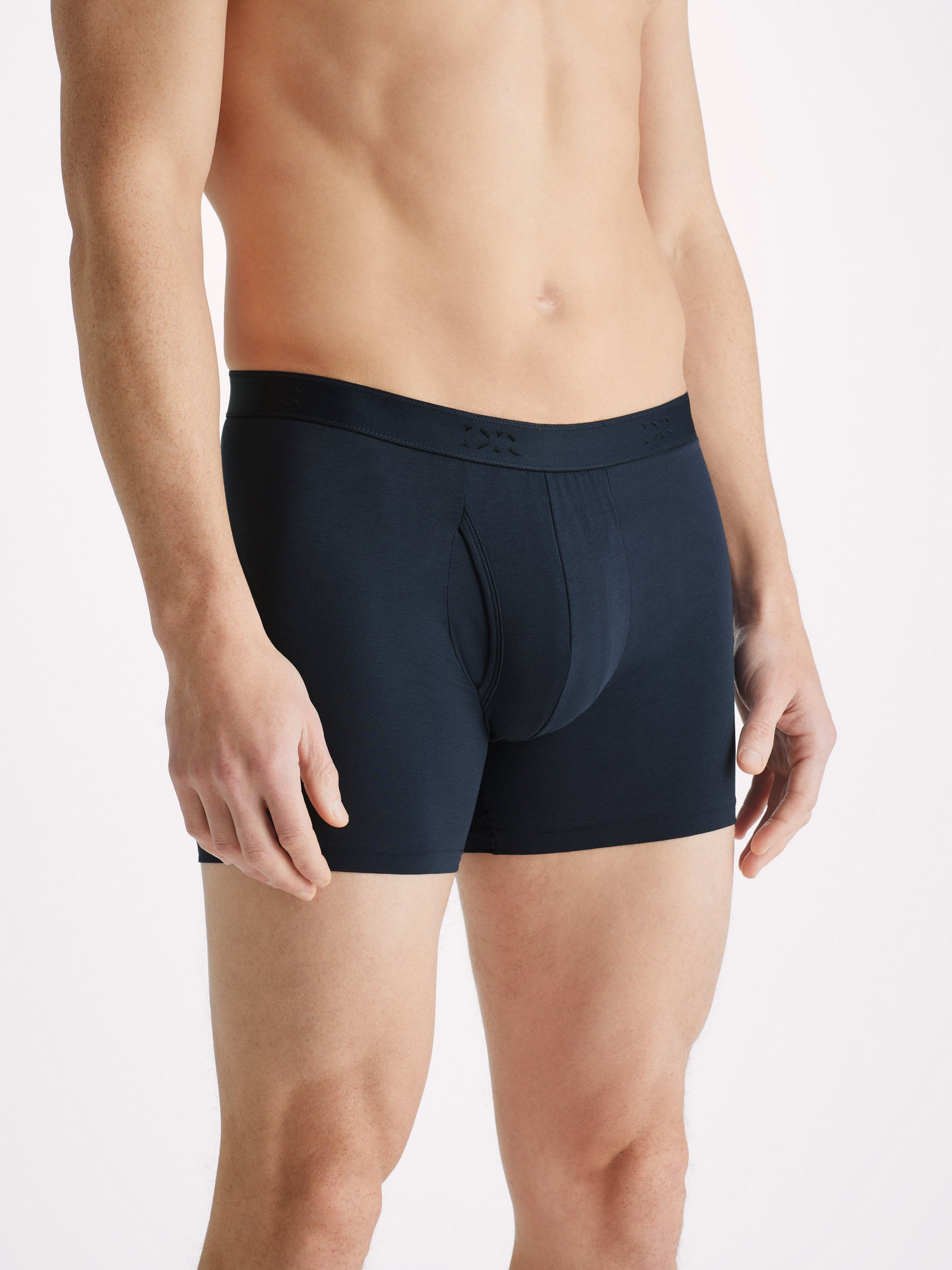 Men's Trunks Jack Pima Cotton Stretch Navy - 5