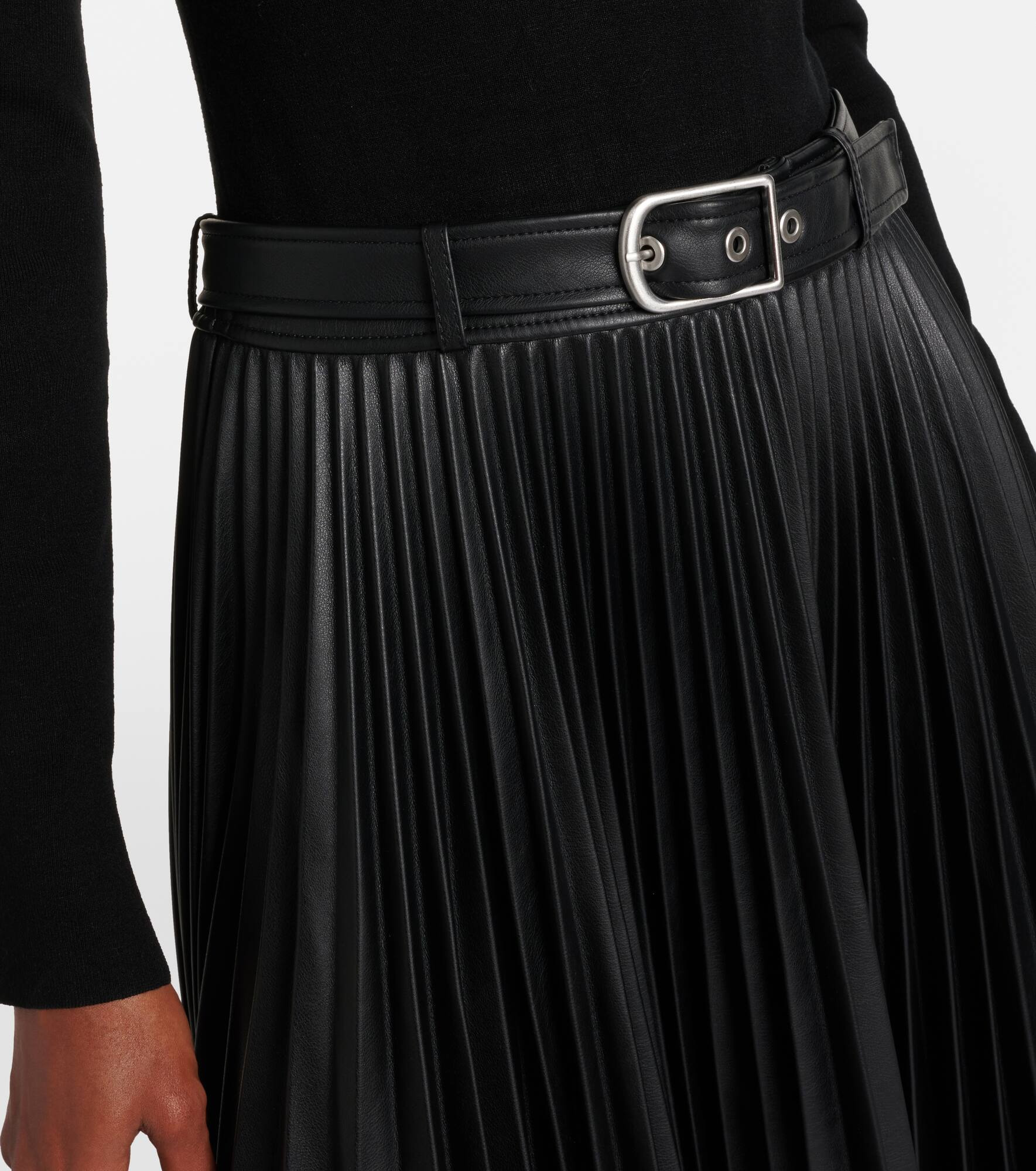 Abilene knitted pleated midi dress - 5