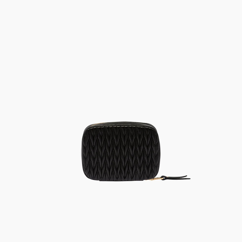 Miu Miu Matelassé nappa leather comb case outlook