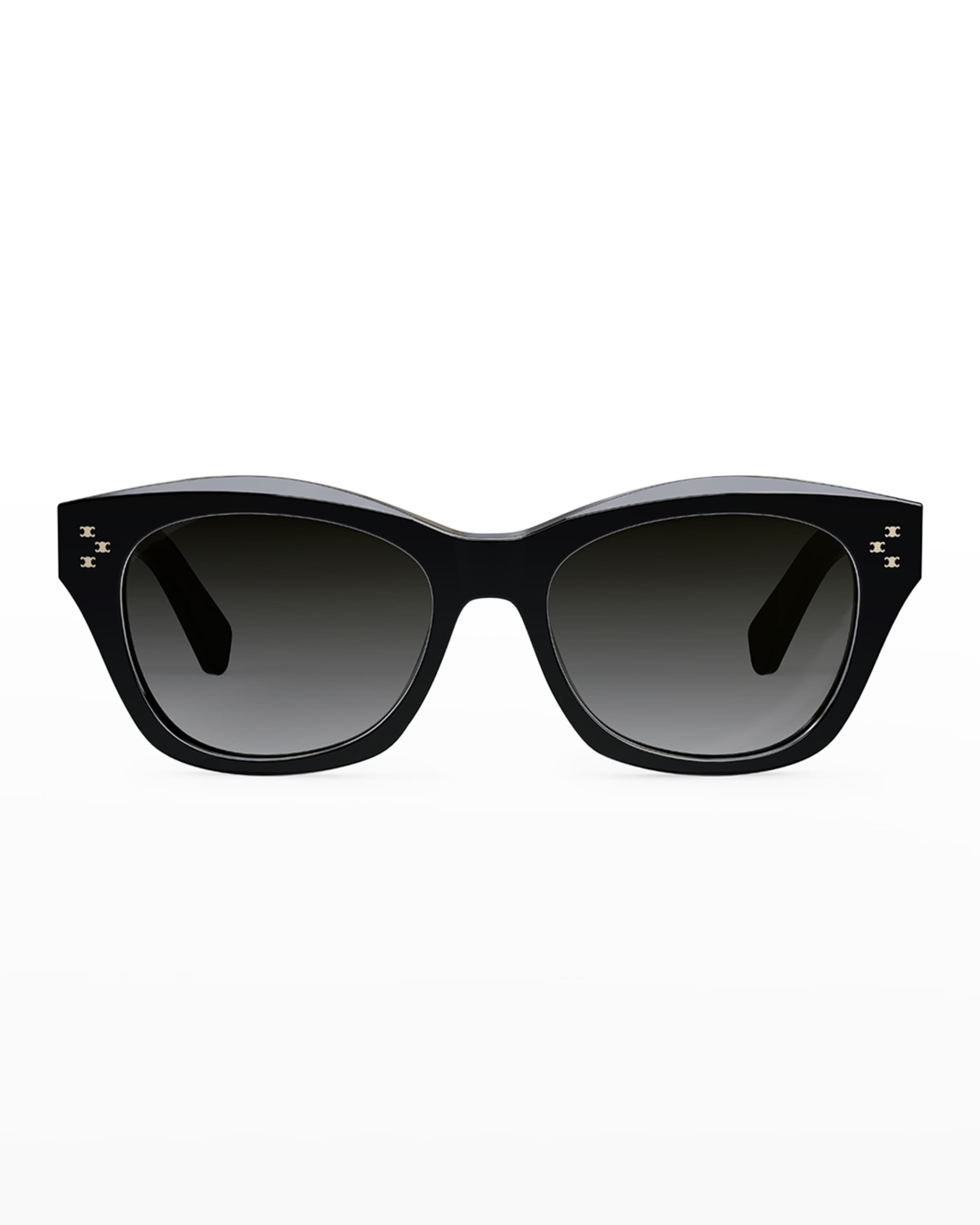 Round Acetate Sunglasses - 3