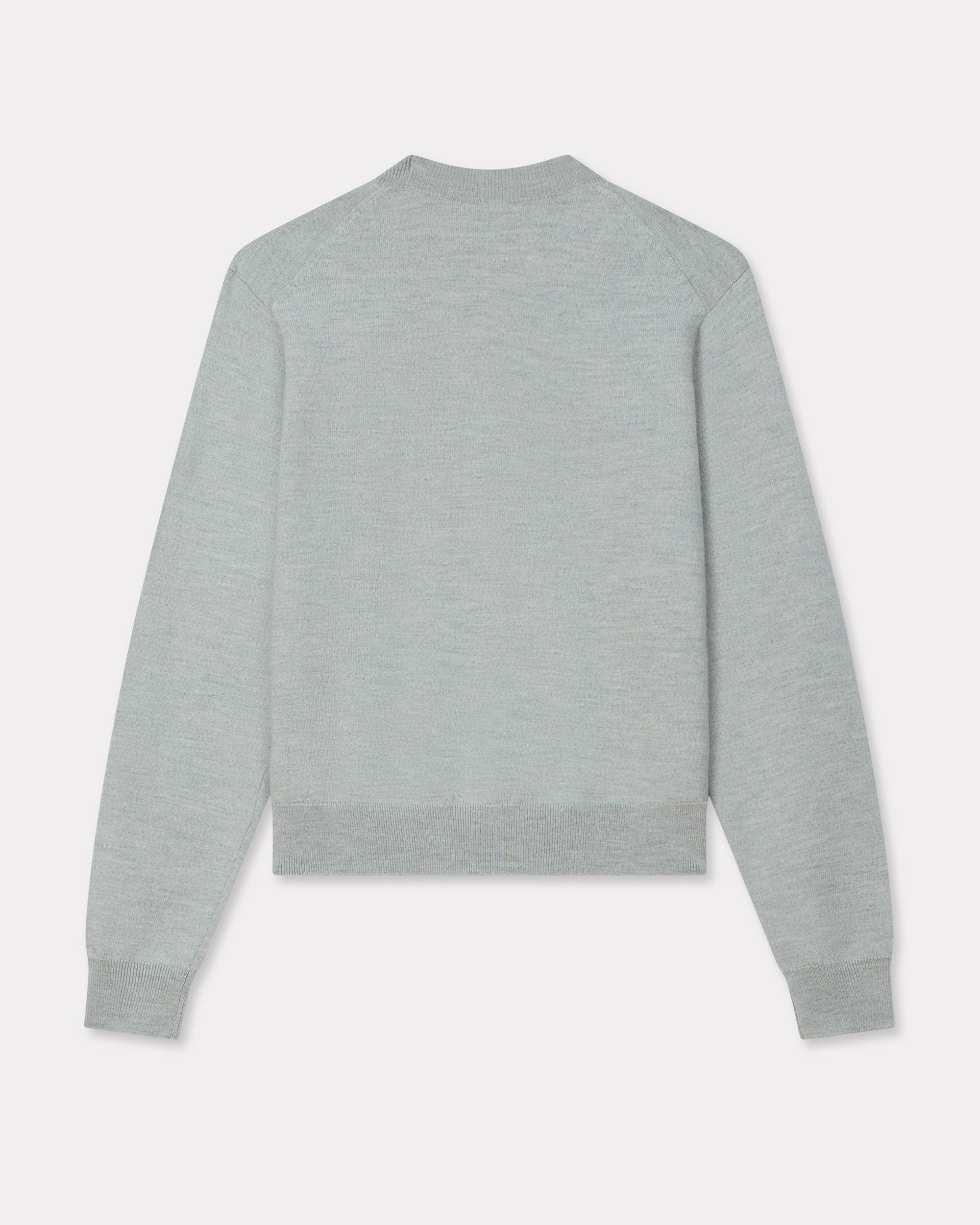 Beaded trimps jumper in light wool - 2