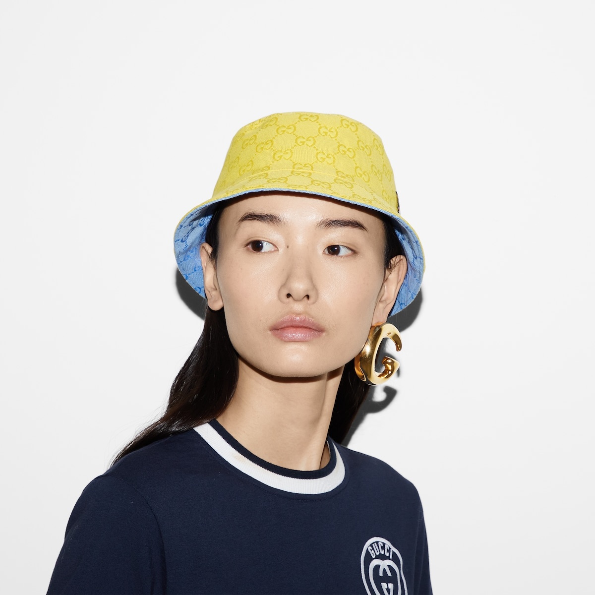 GG canvas reversible bucket hat - 4