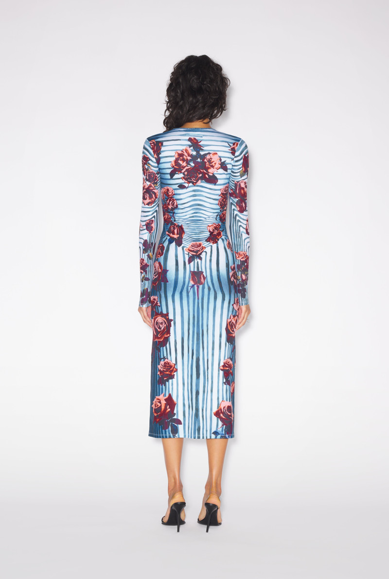 Jean Paul Gaultier THE RED FLOWER BODY MORPHING DRESS outlook