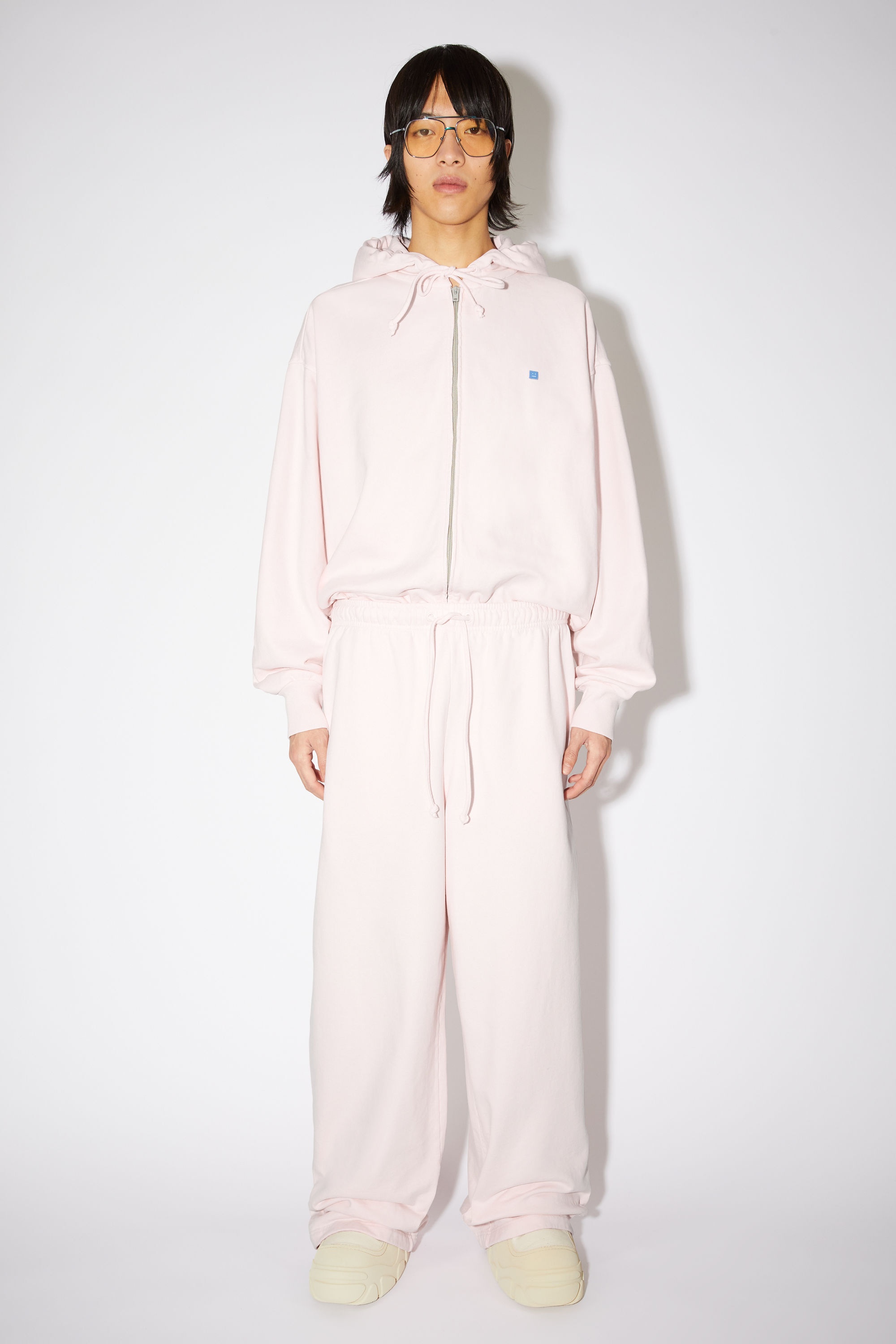 Fleece sweatpants - Pastel pink - 2