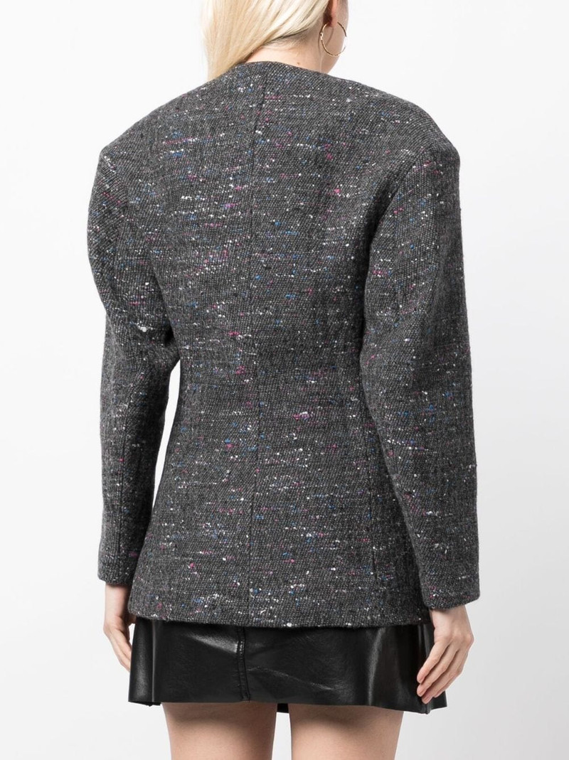 fitted wool-blend blazer 4