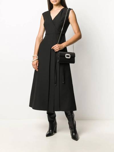 Valentino wrap midi dress outlook