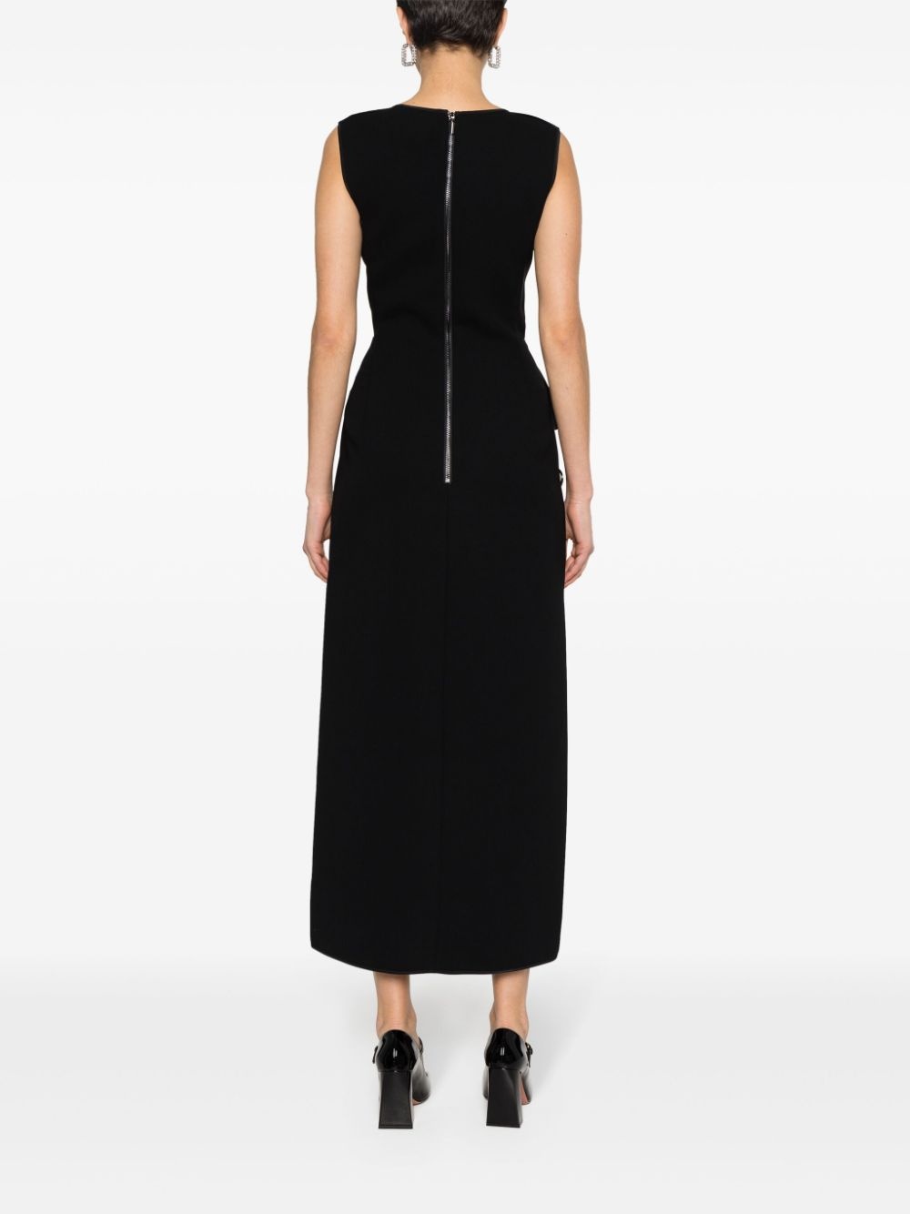 Mannerism side-slit dress - 4