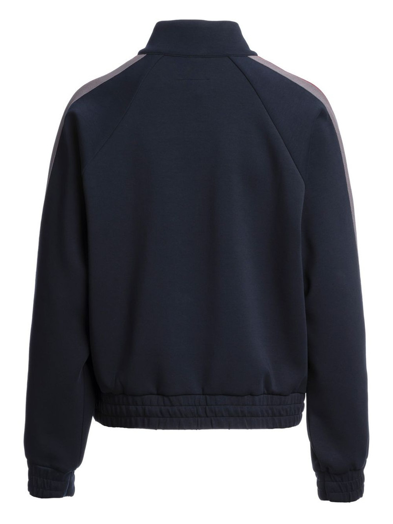PARAJUMPERS stripe-detail zip-up jacket outlook