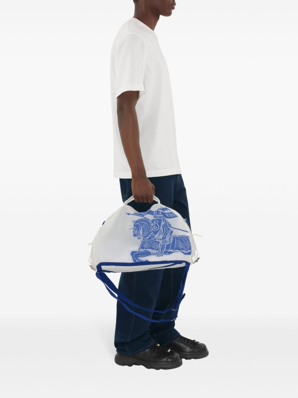 medium EKD logo-print duffle bag - 3