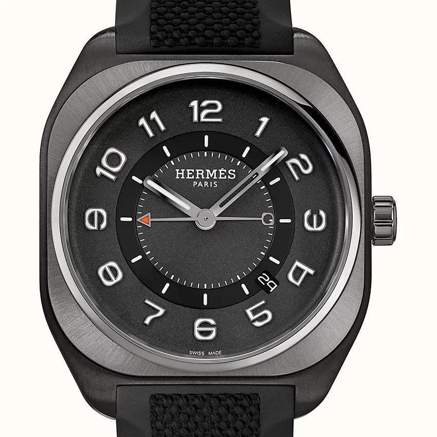 Hermes H08 watch, 39 x 39 mm - 2