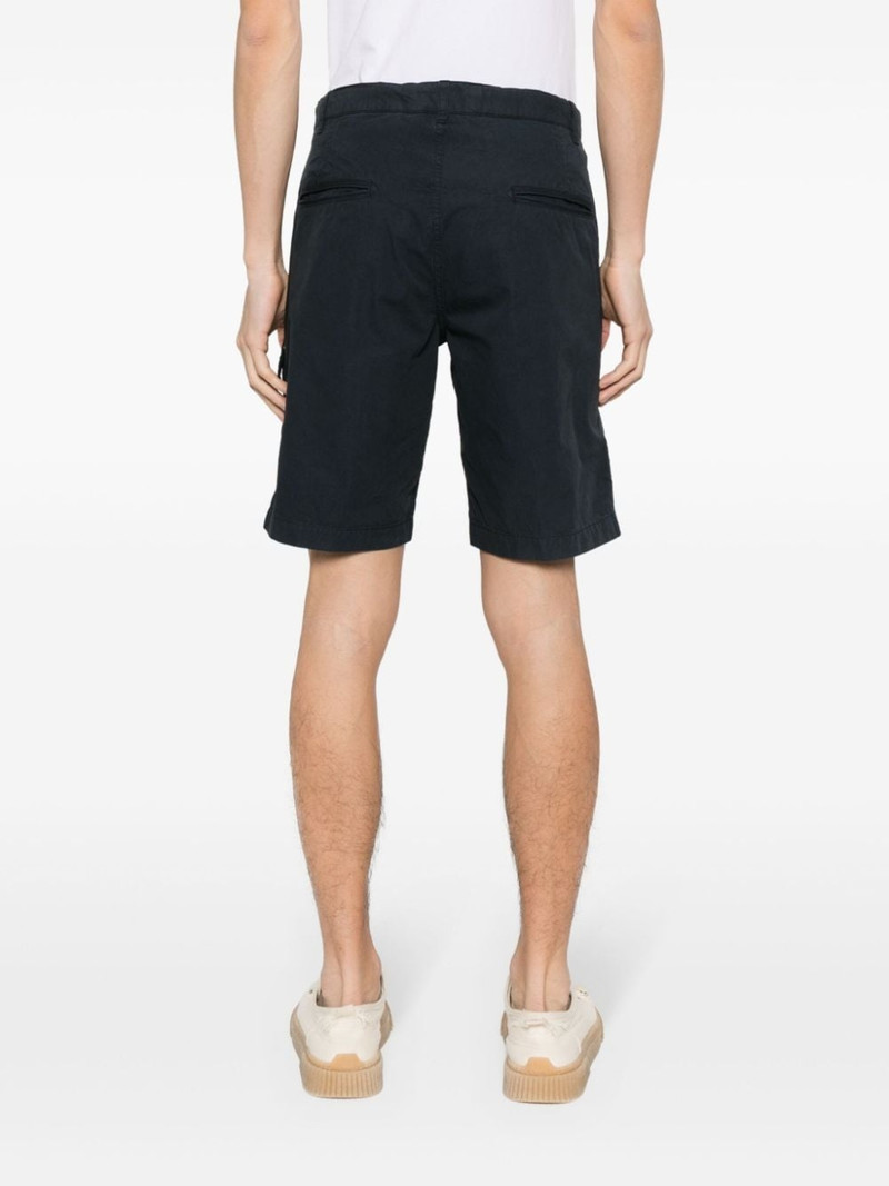 pressed-crease cotton shorts 4