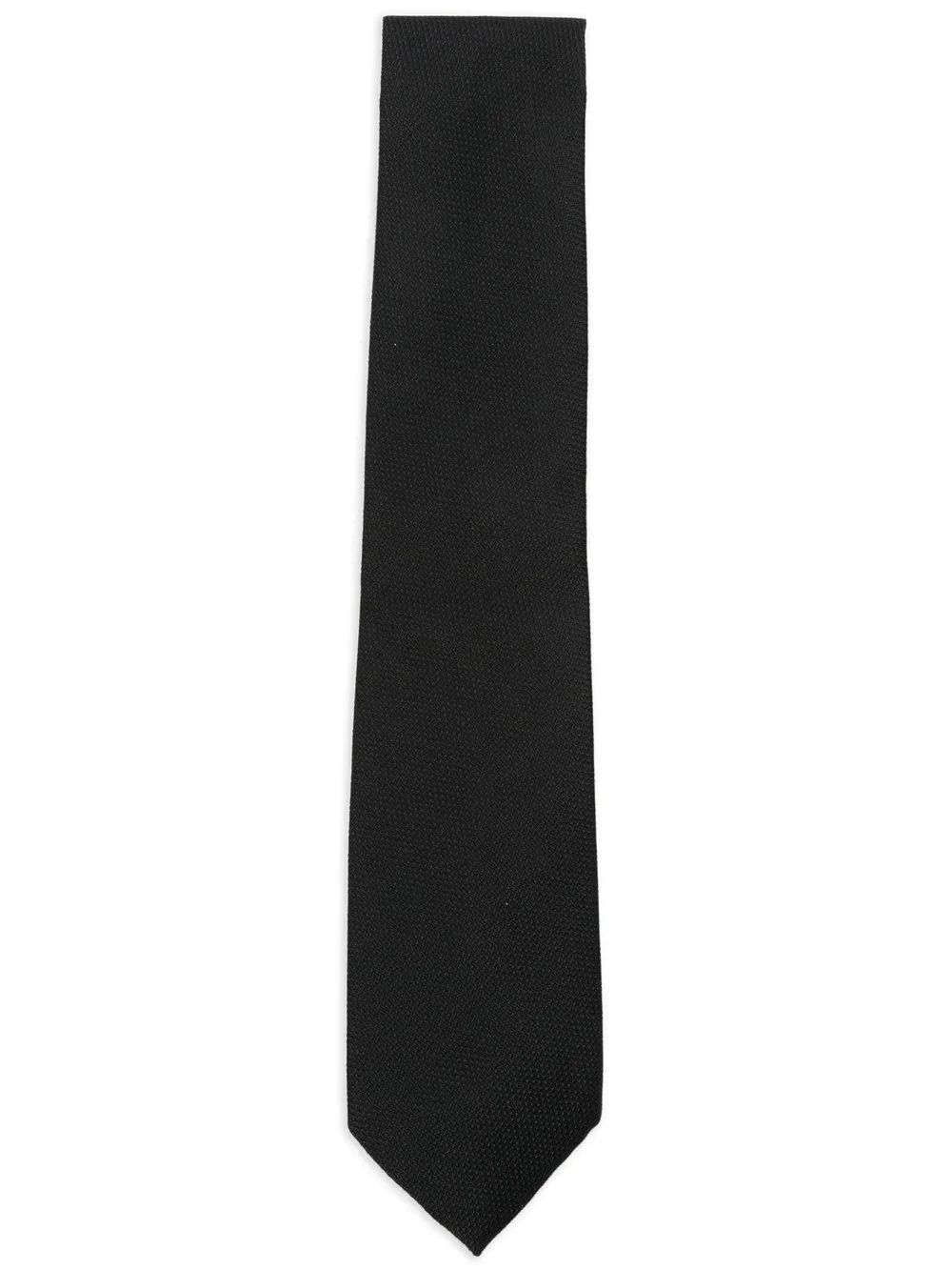 Black Silk Tie - 1