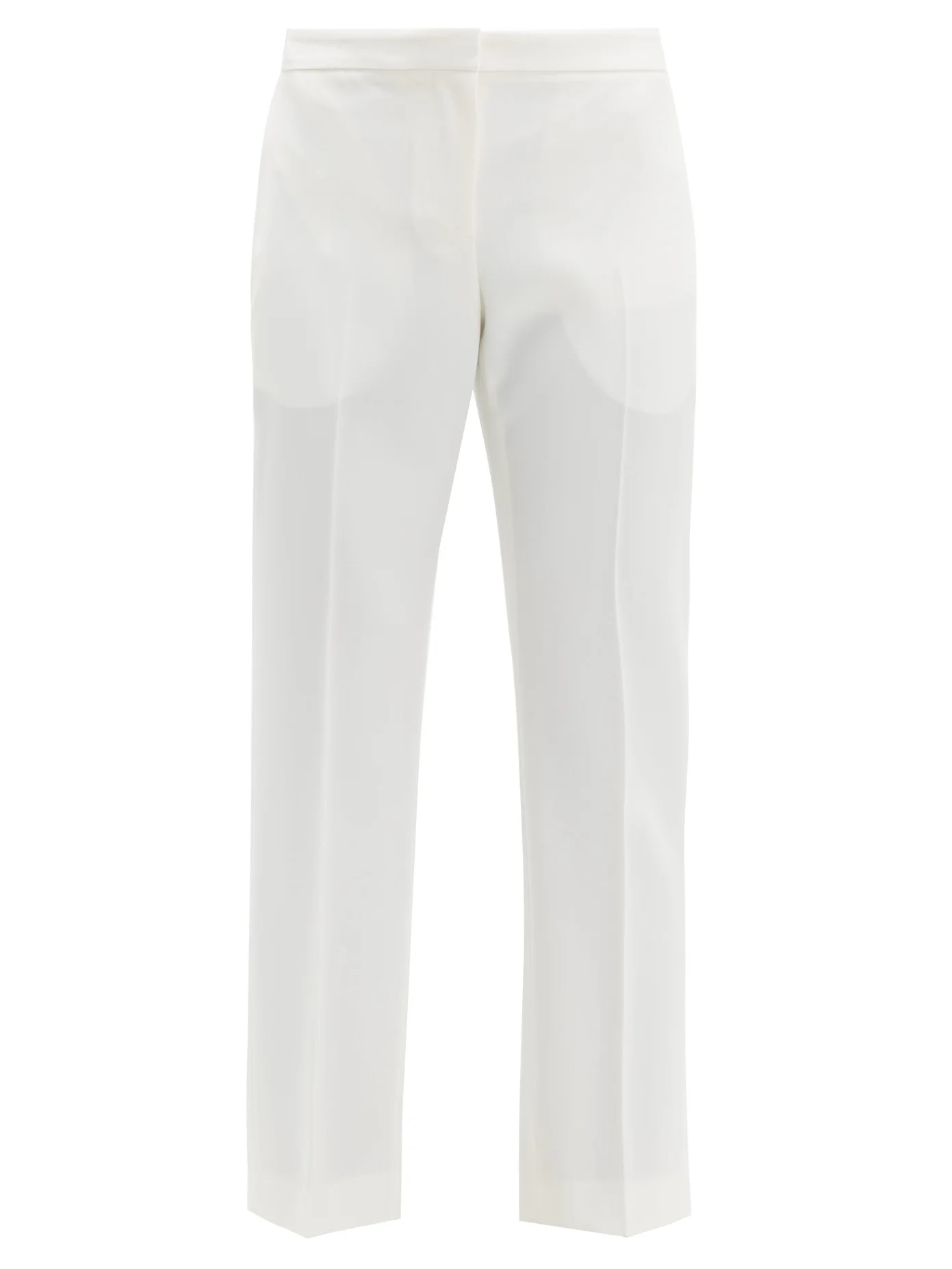 Tailored virgin wool-twill trousers - 1