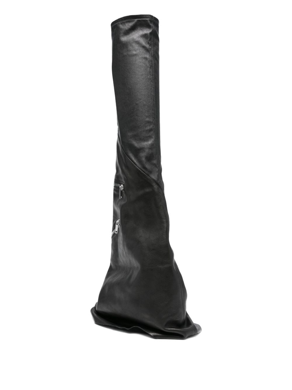 Cargo Fetish Sneaks calf leather knee-high boots - 2