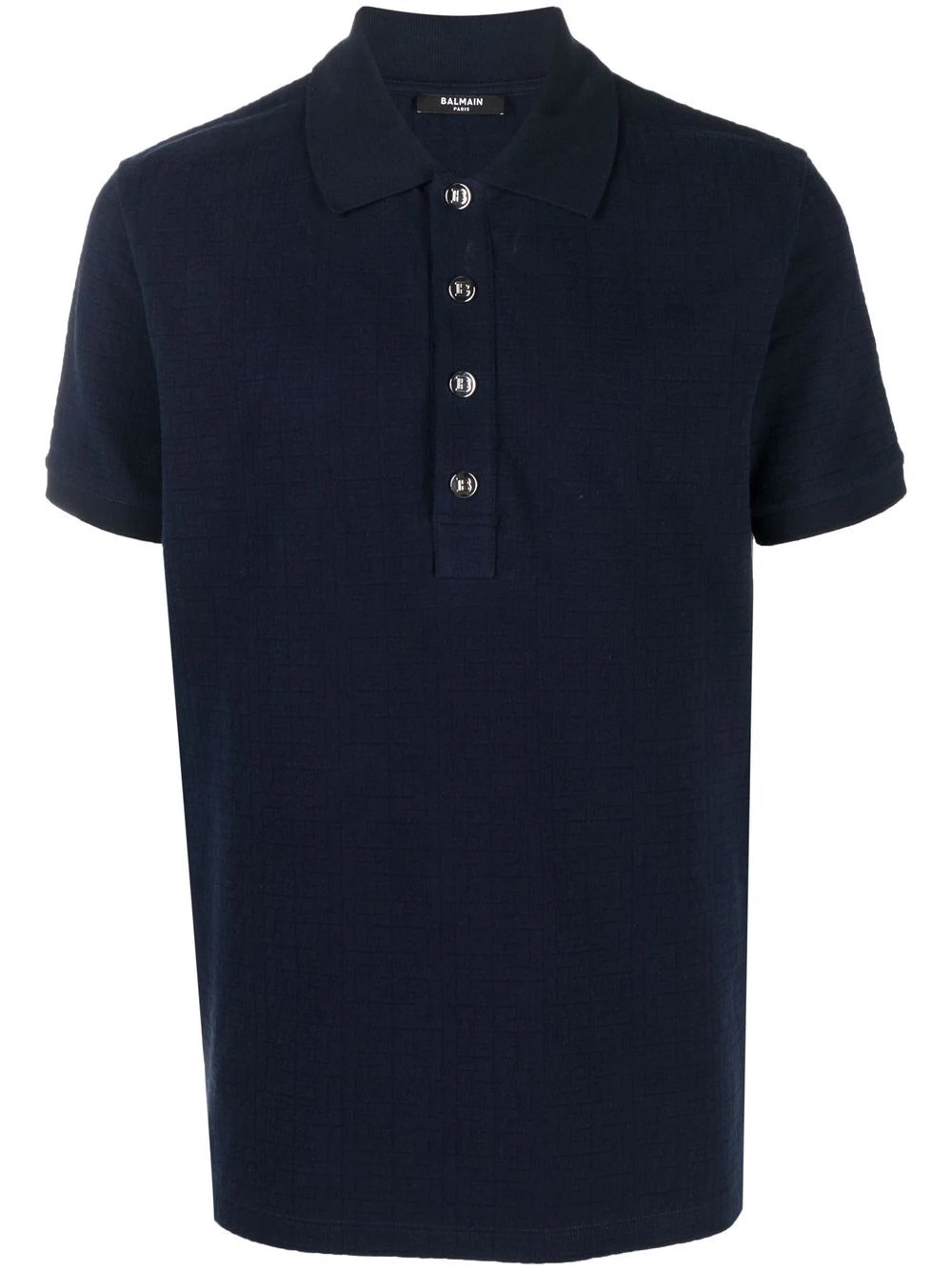 Monogram short-sleeve polo shirt - 1