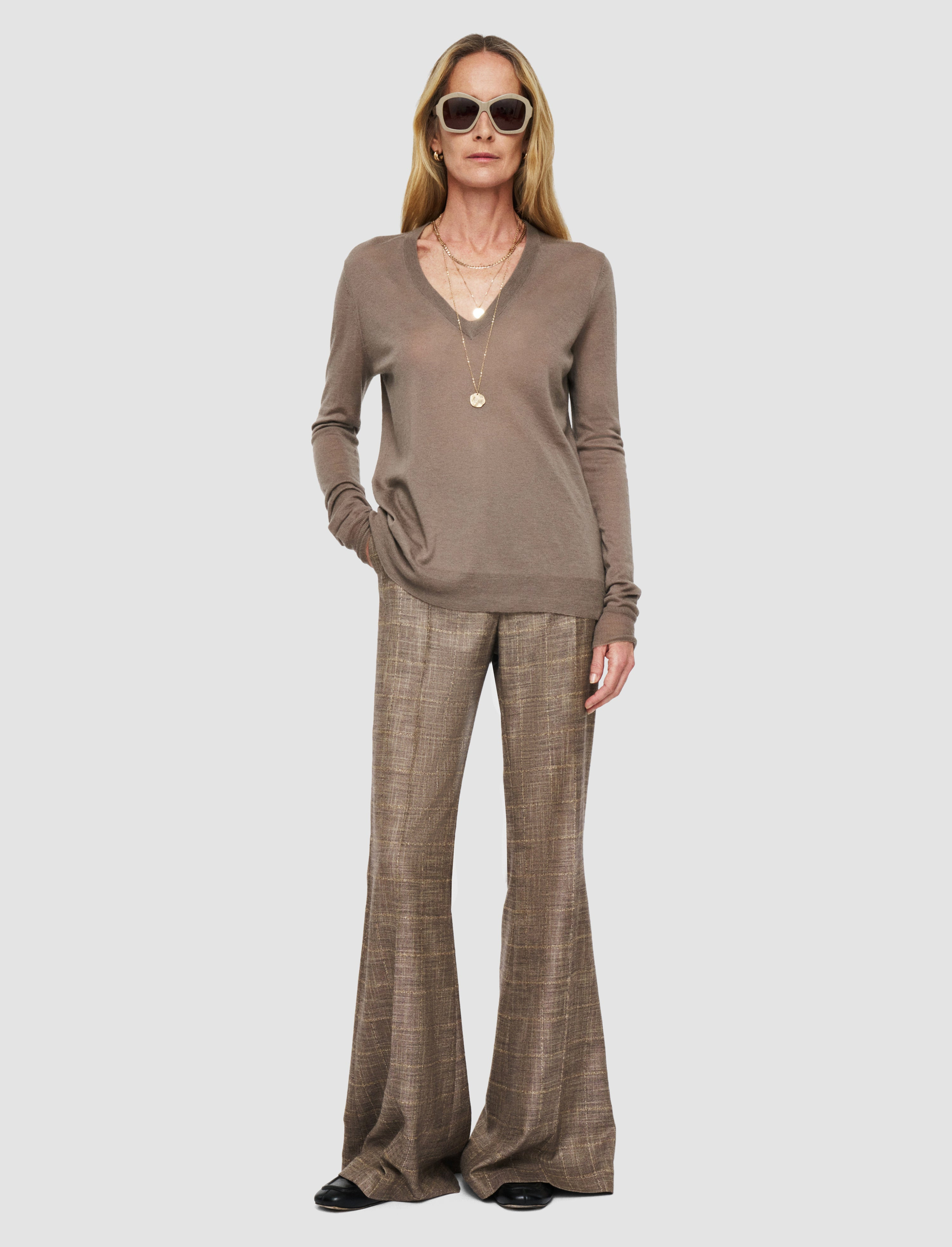 Cashair V Neck Jumper - 2