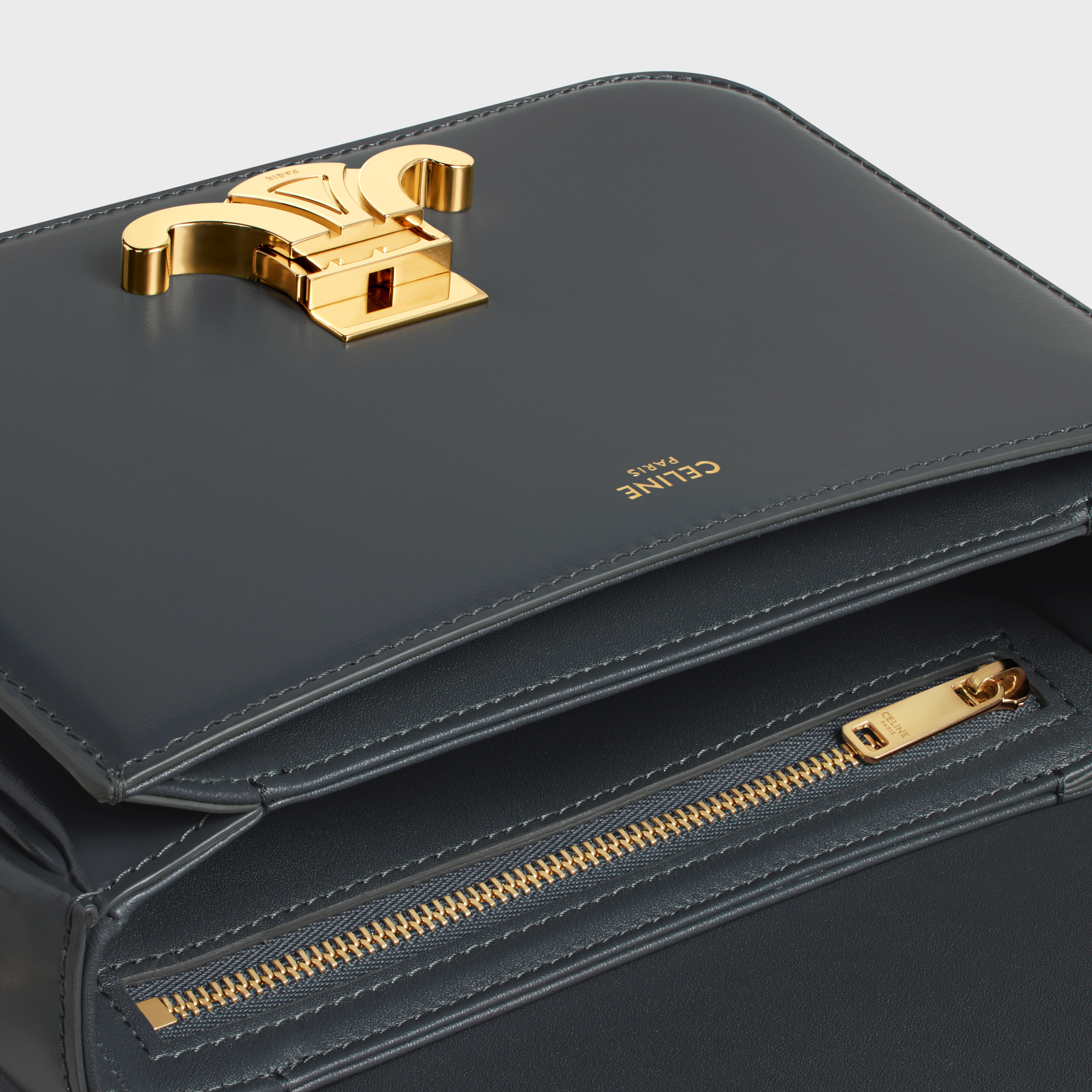 Teen Triomphe Bag in shiny calfskin - 4