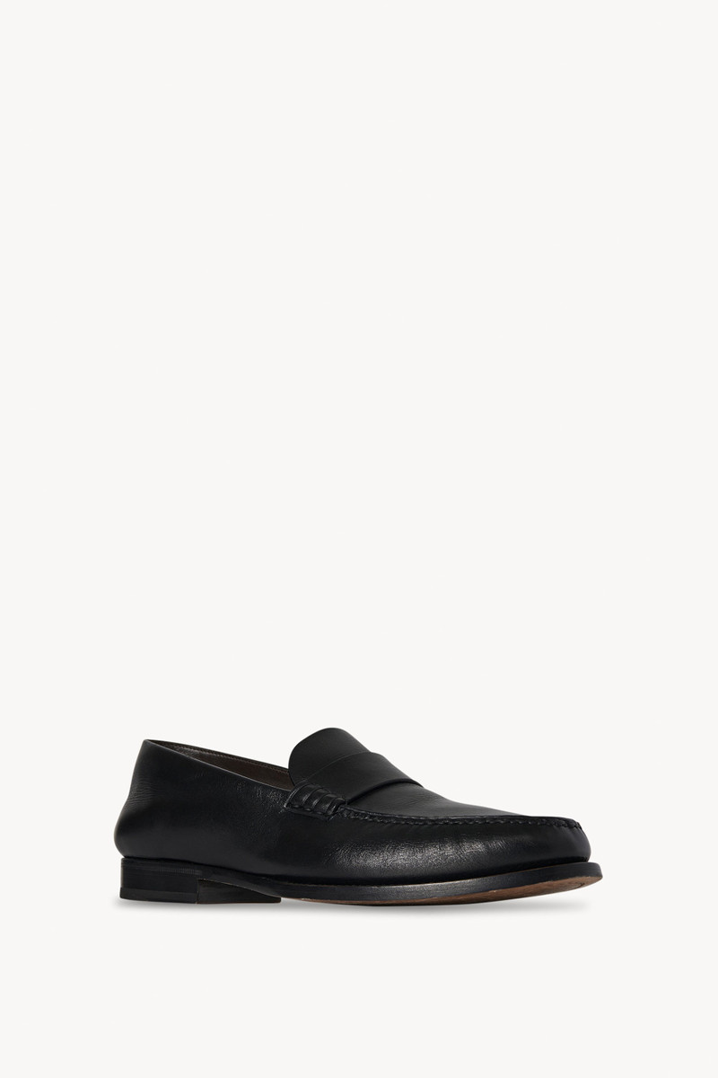 The Row Novus Moccasin in Leather outlook