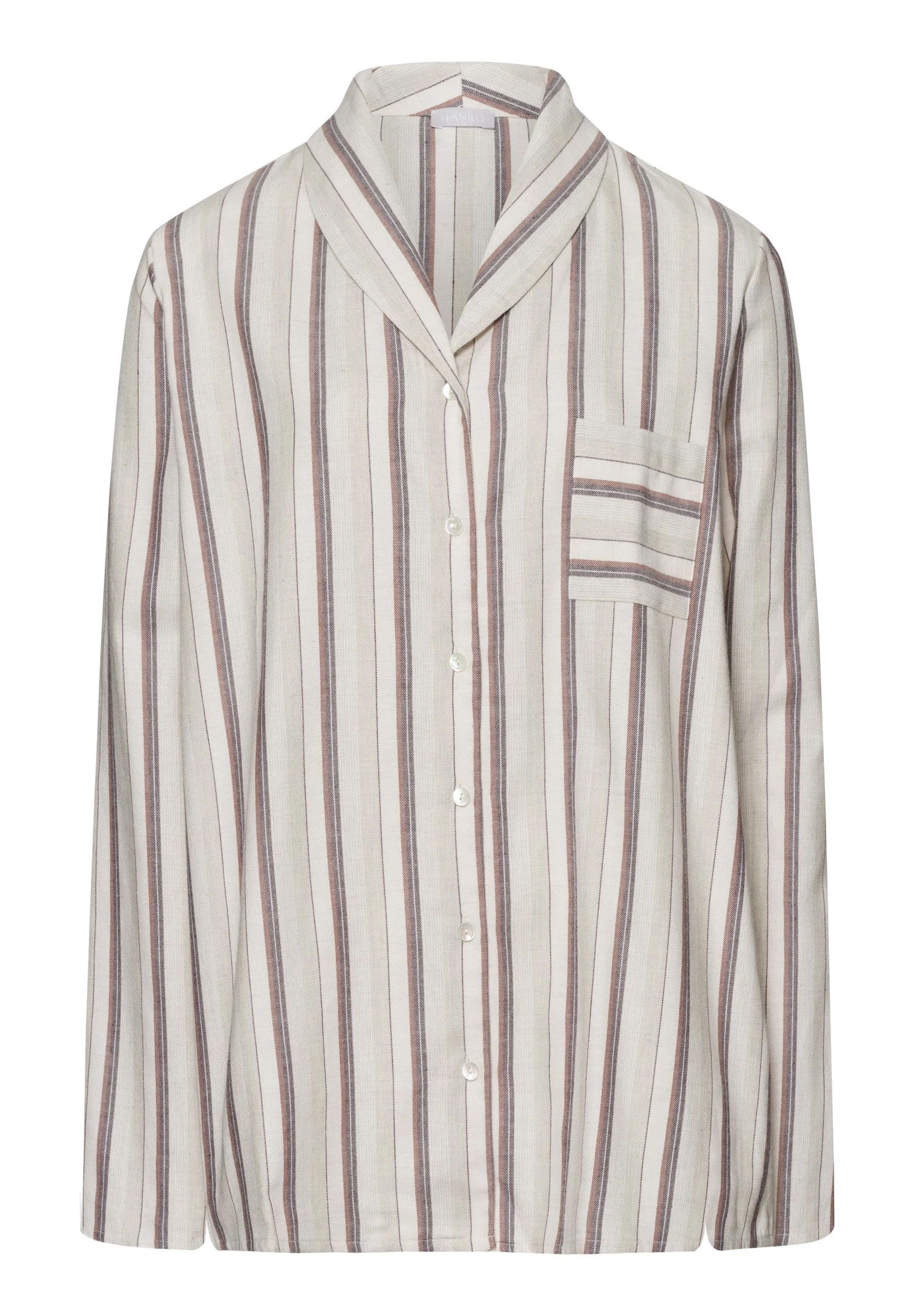 Loungy Nights Shawl Collar Cotton Shirt - 1