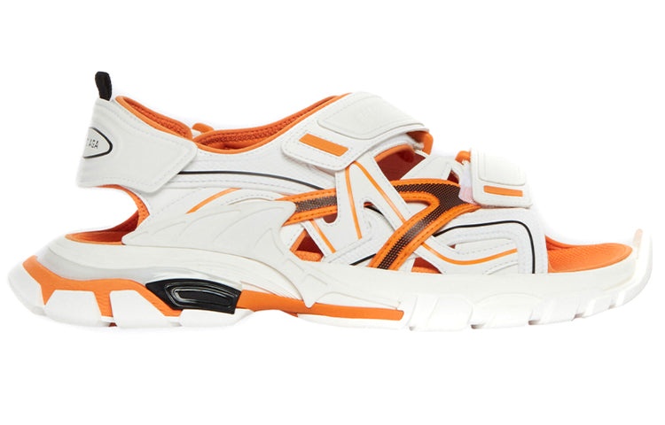 (WMNS) Balenciaga Track Sandal 'White Orange' 617543W2FH19059 - 2